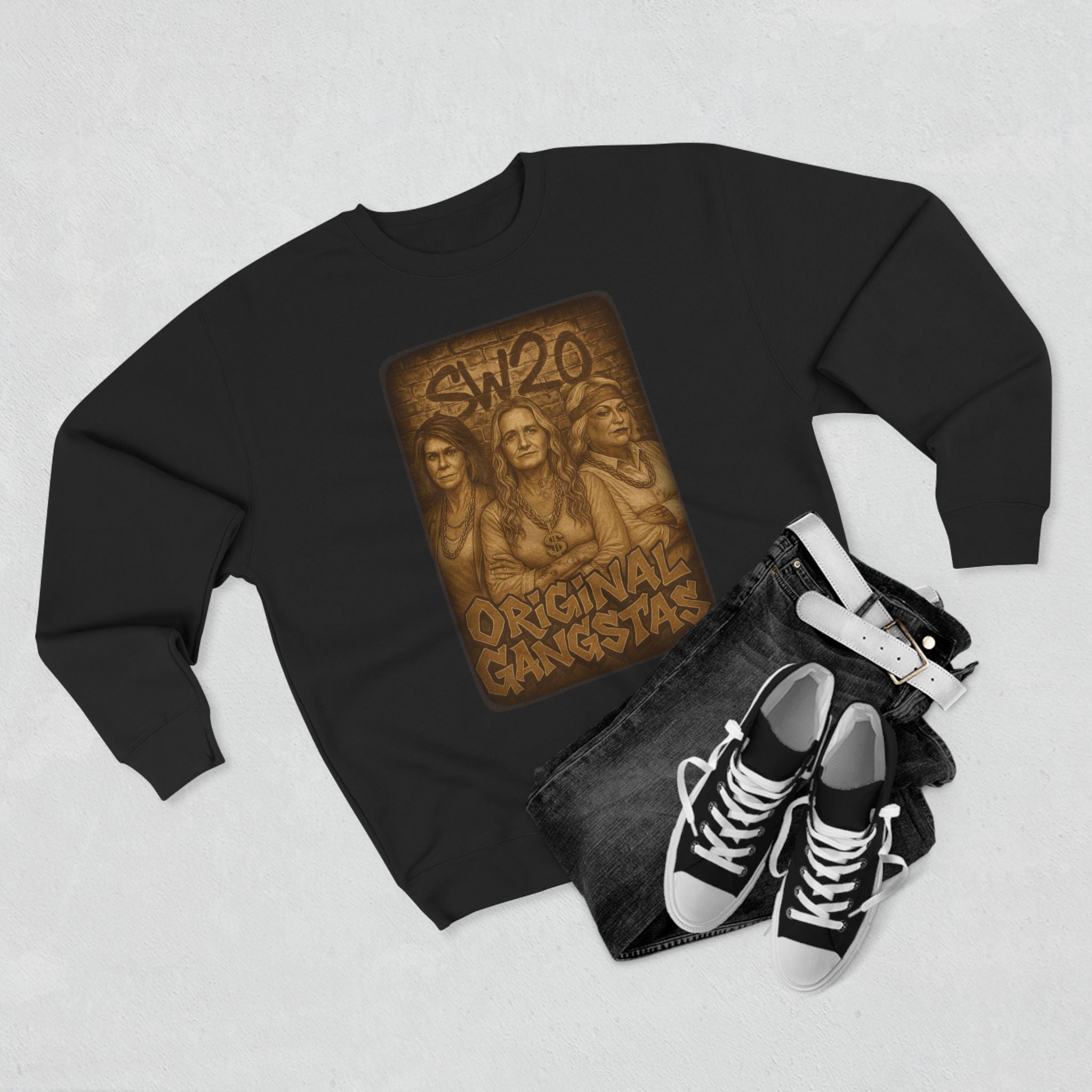 "Original Gangstas" - Cozy Vintage Crewneck