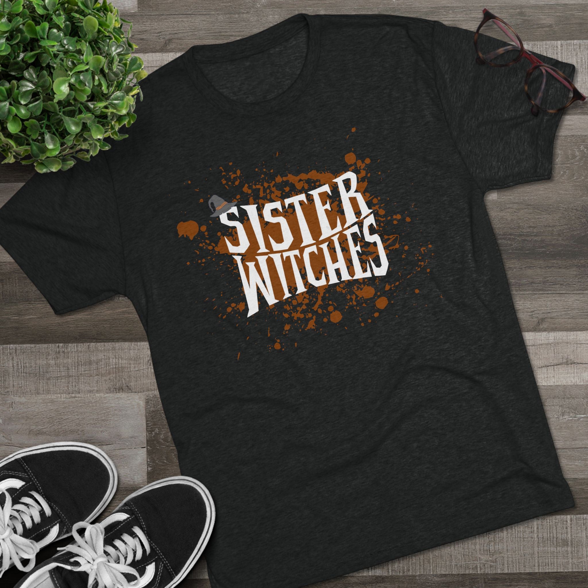 "Sister Witches" - Unisex Tri-Blend Crew Tee