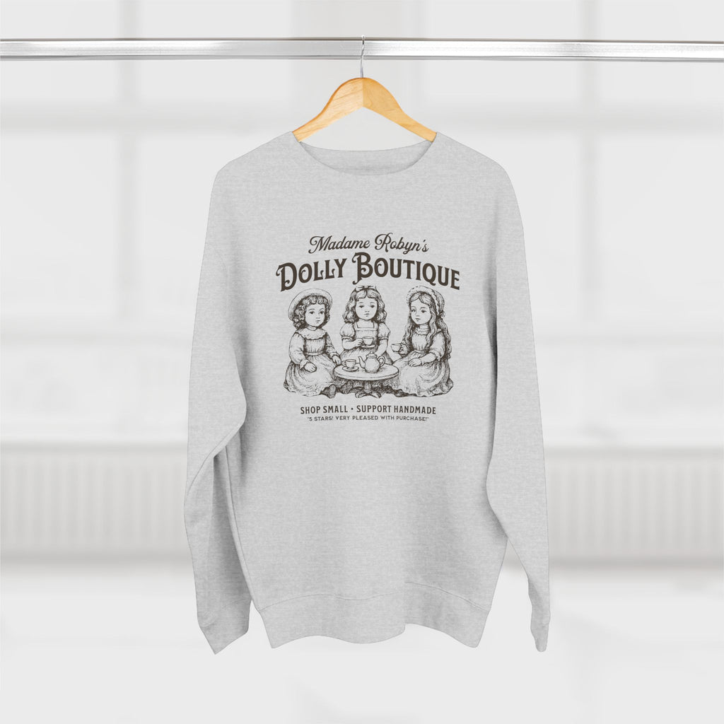 "Madame Robyn's Dolly Boutique" - Cozy Vintage Crewneck