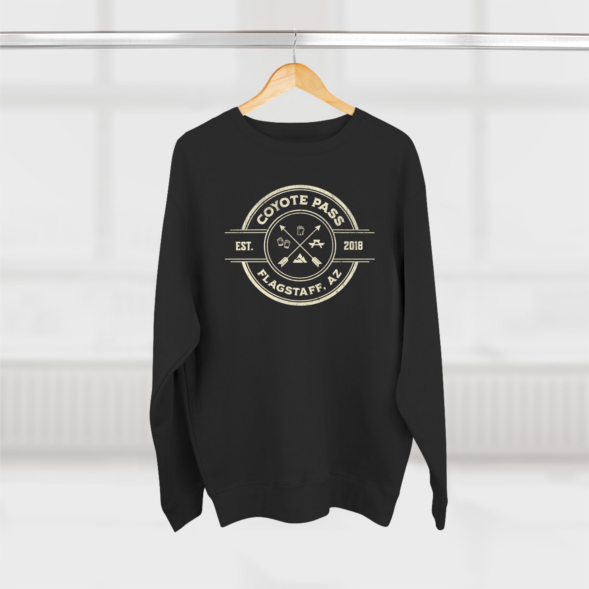 "Coyote Pass" - Cozy Vintage Crewneck