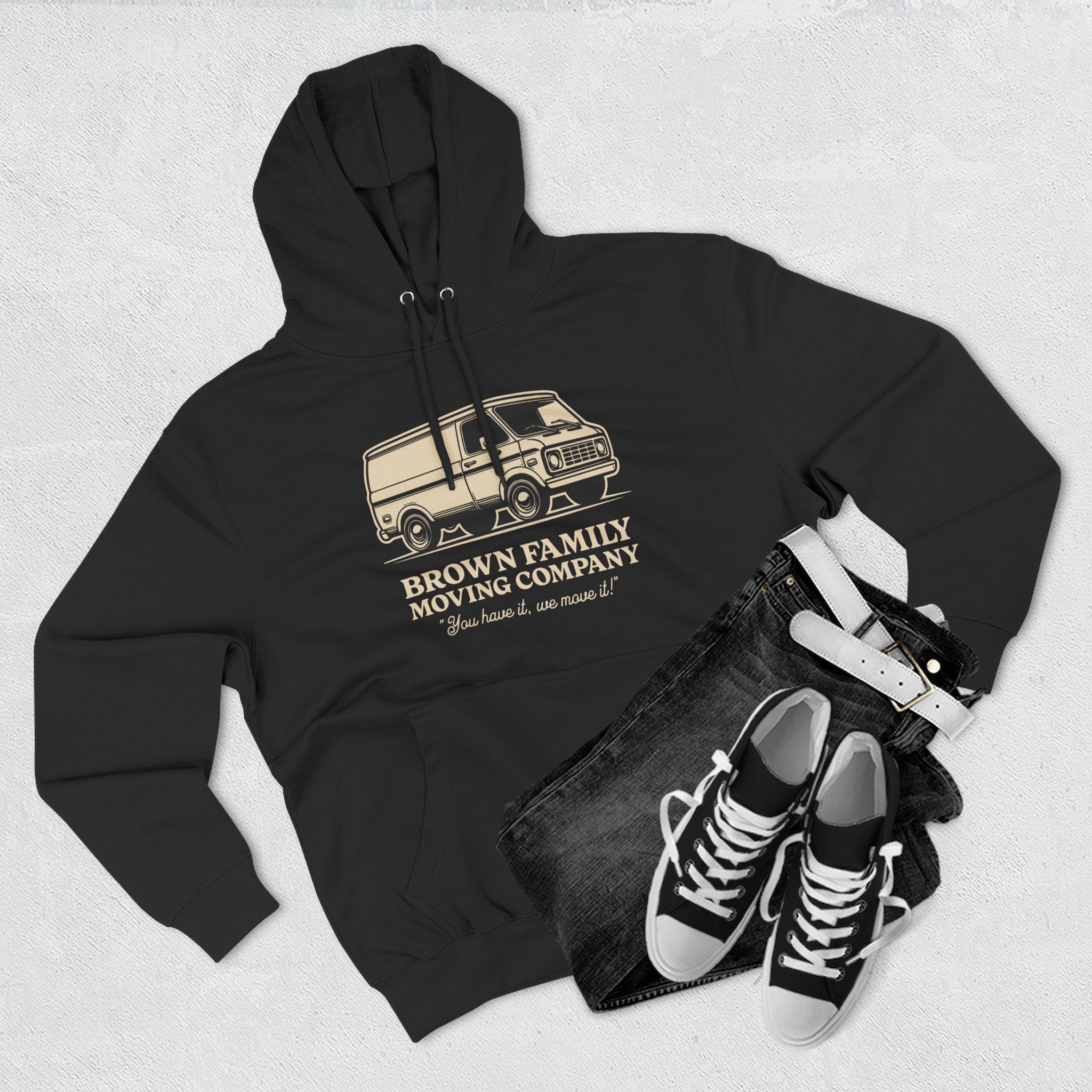 "Brown Family Moving Company" - Fleece Hoodie