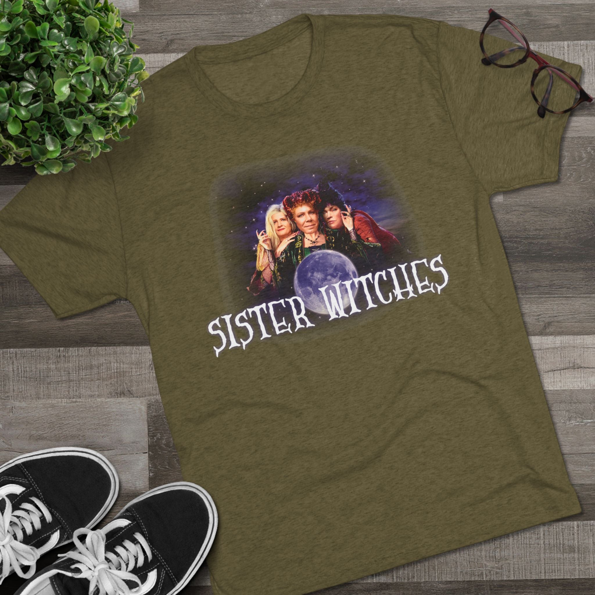 "Sister Witches" - Unisex Tri-Blend Crew Tee
