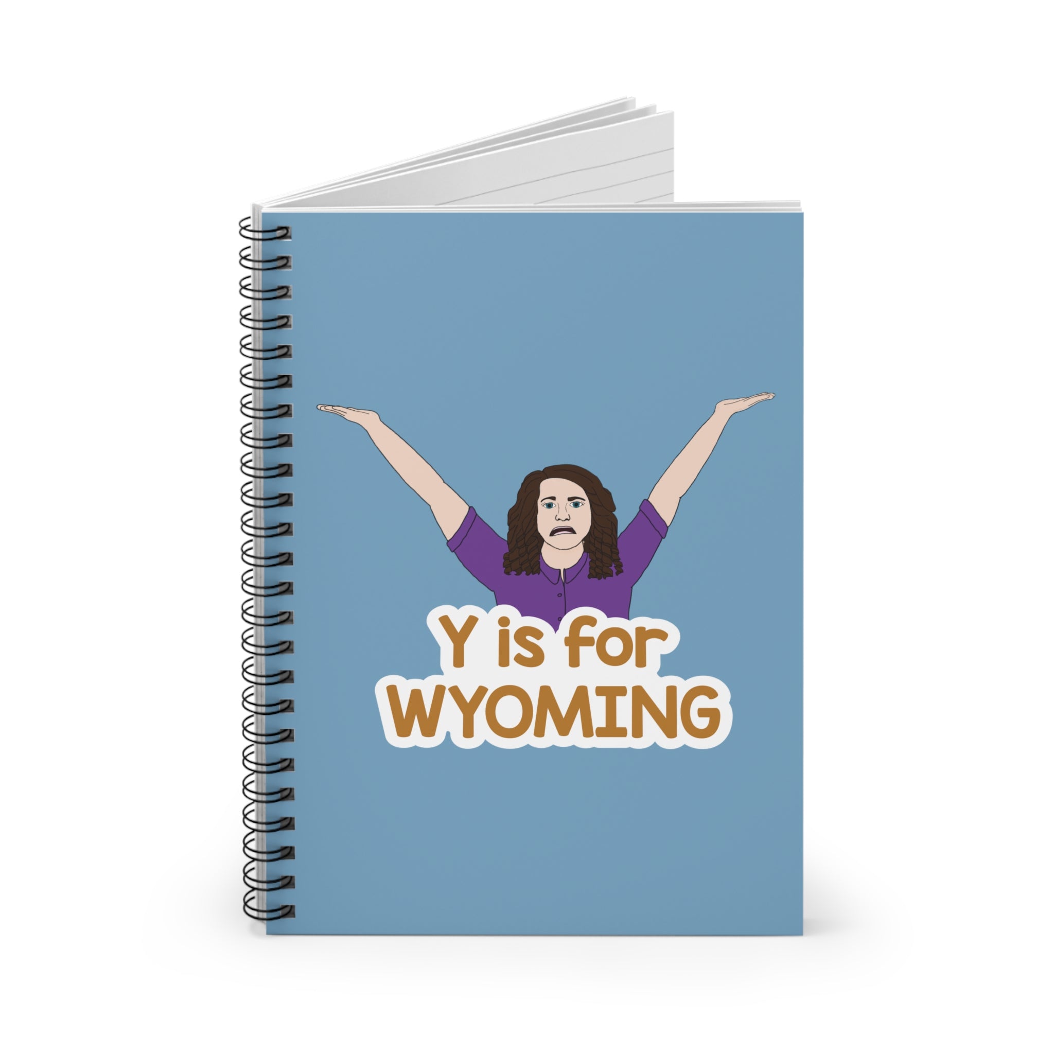 "Y is for WYOMING" - Small Notebook