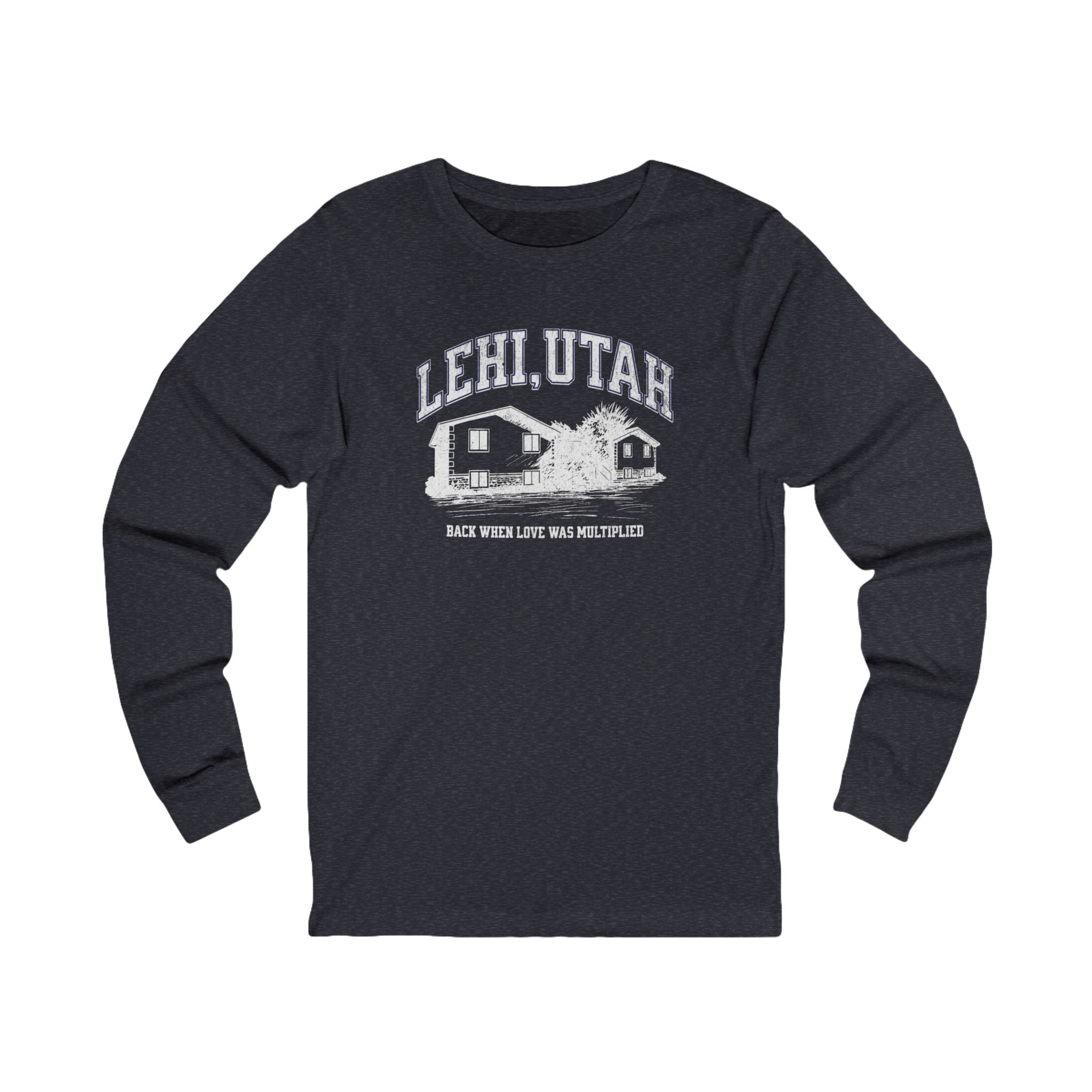 "Lehi, Utah" - Unisex Jersey Long Sleeve Tee