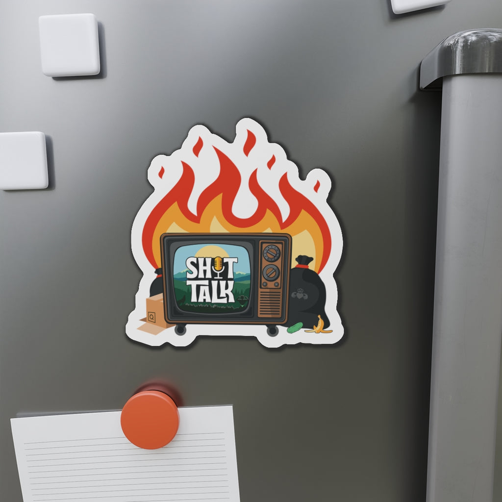 "Shit Talk" Official Logo - Die-Cut Magnets