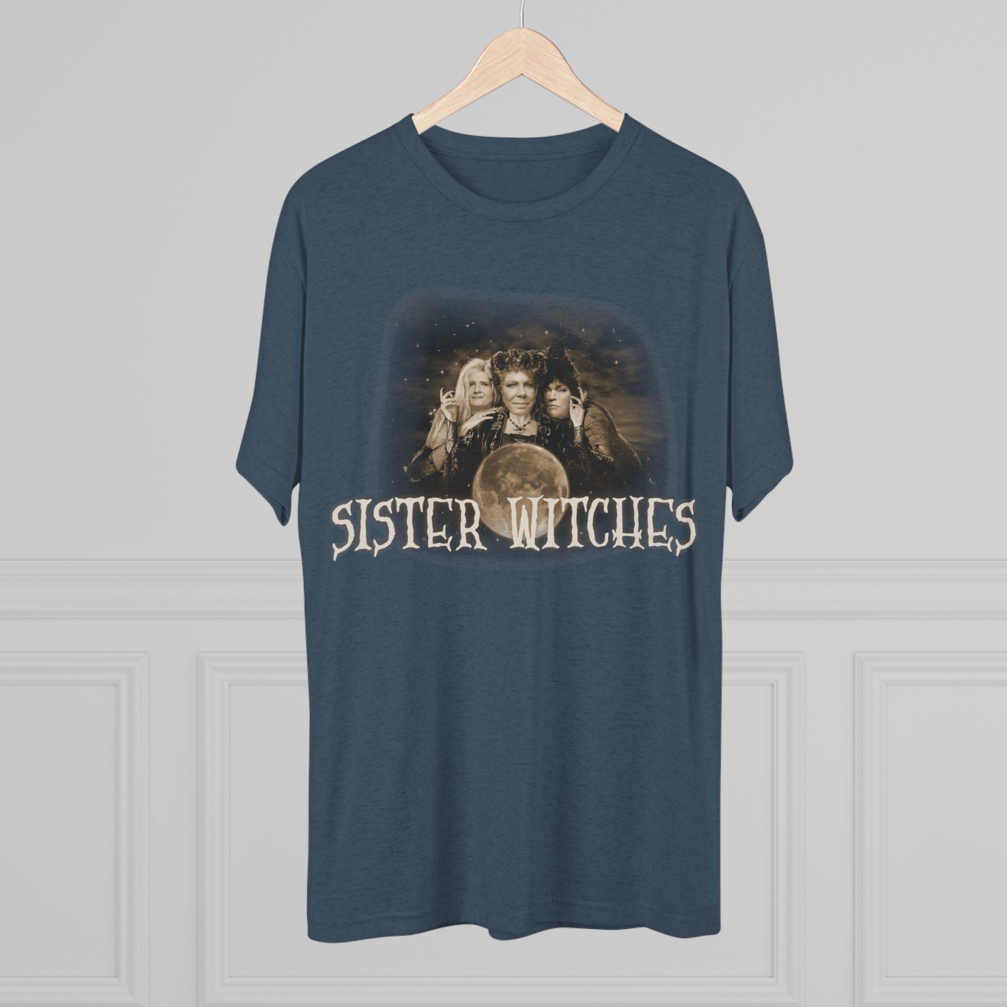 "Sister Witches" (Sepia) - Unisex Tri-Blend Crew Tee