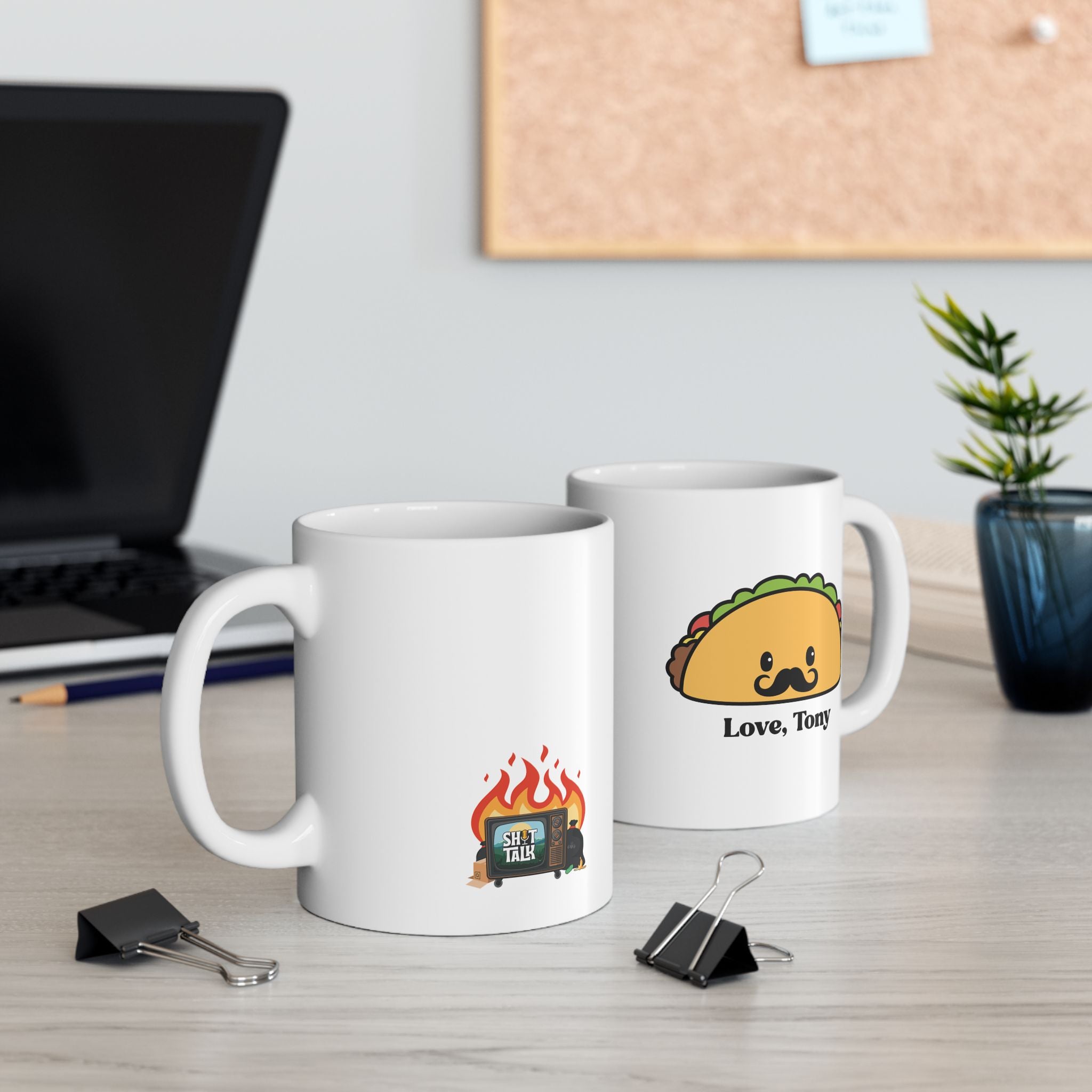 "Love, Tony" - Ceramic Coffee Mug