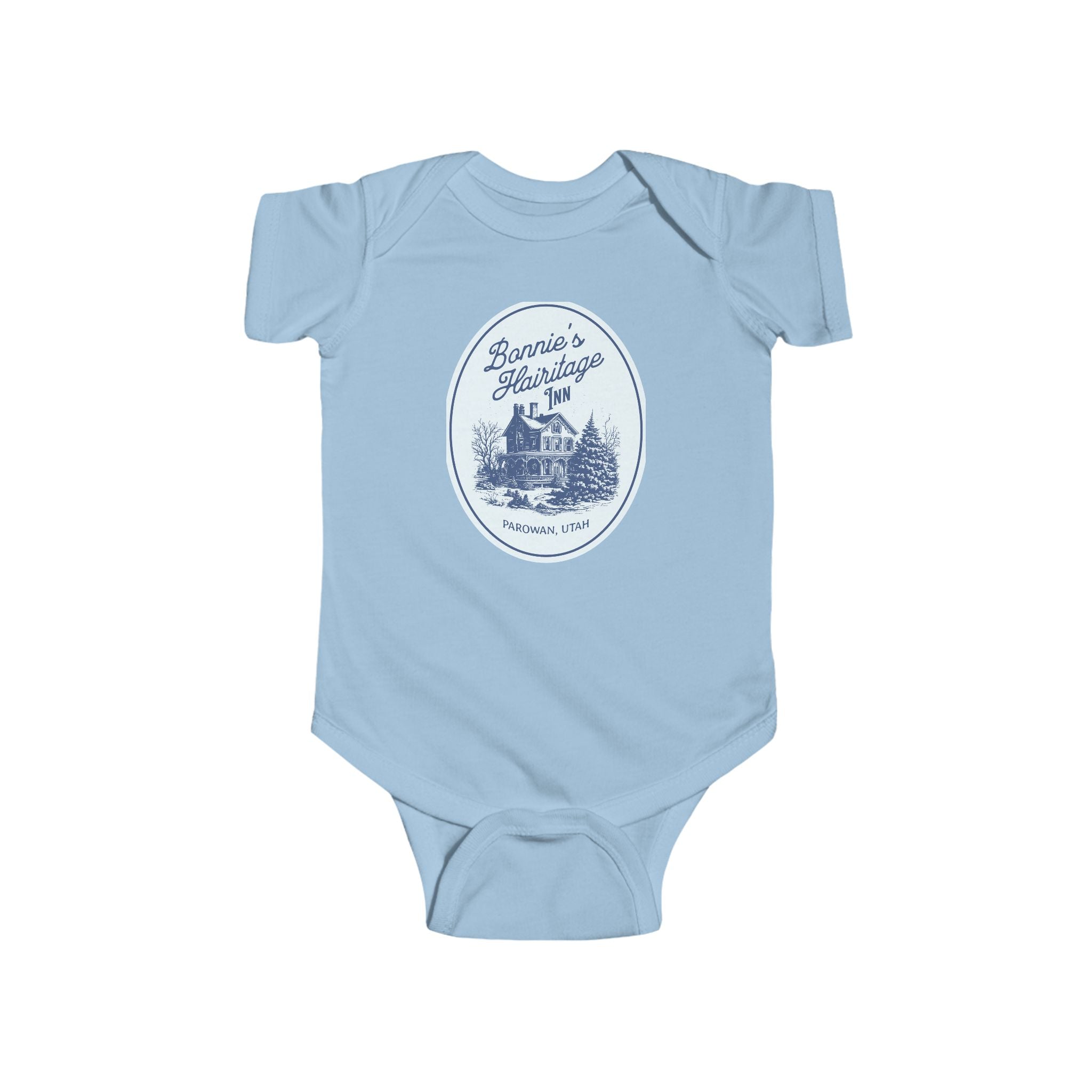 "Bonnie's Hairitage Inn" - Baby Bodysuit