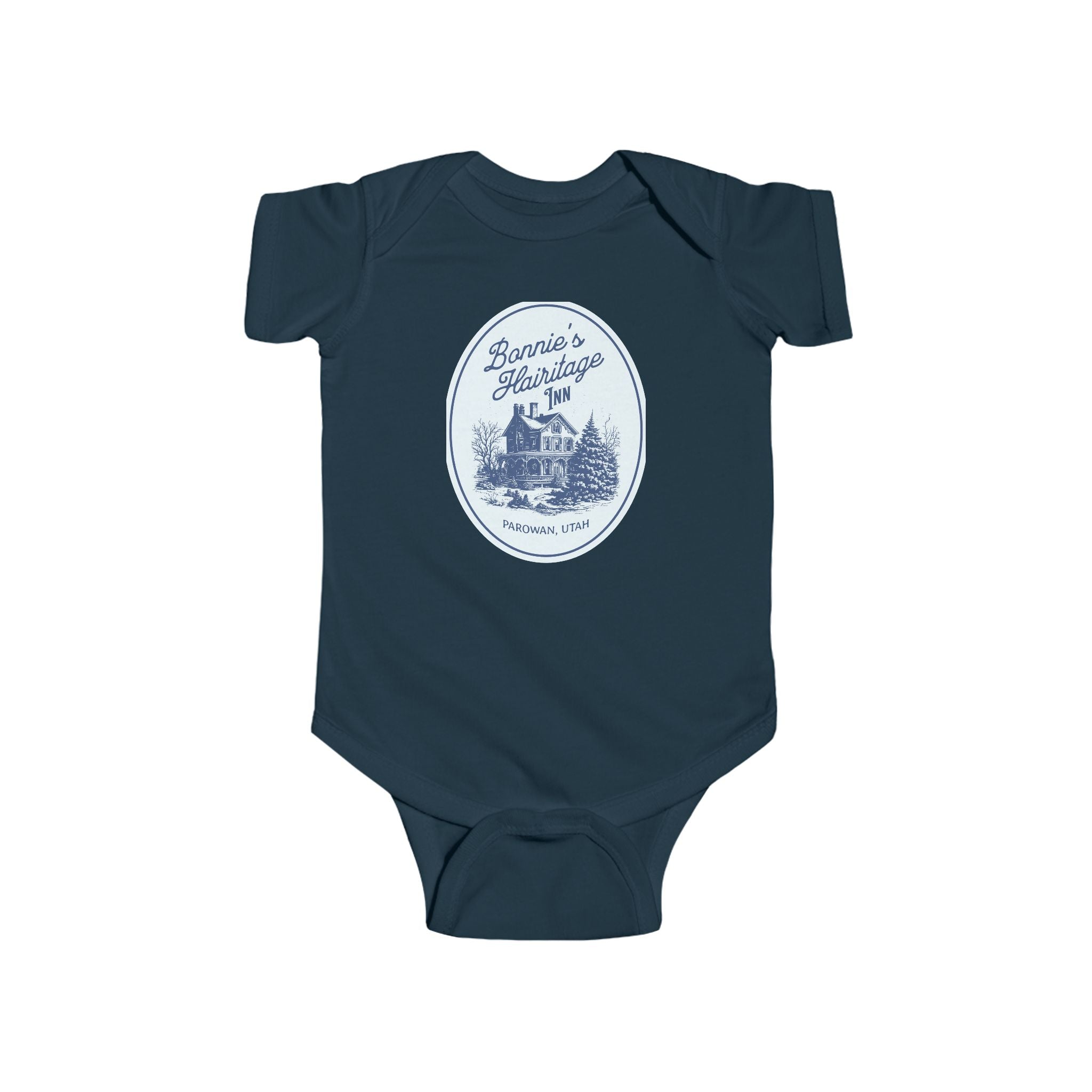 "Bonnie's Hairitage Inn" - Baby Bodysuit
