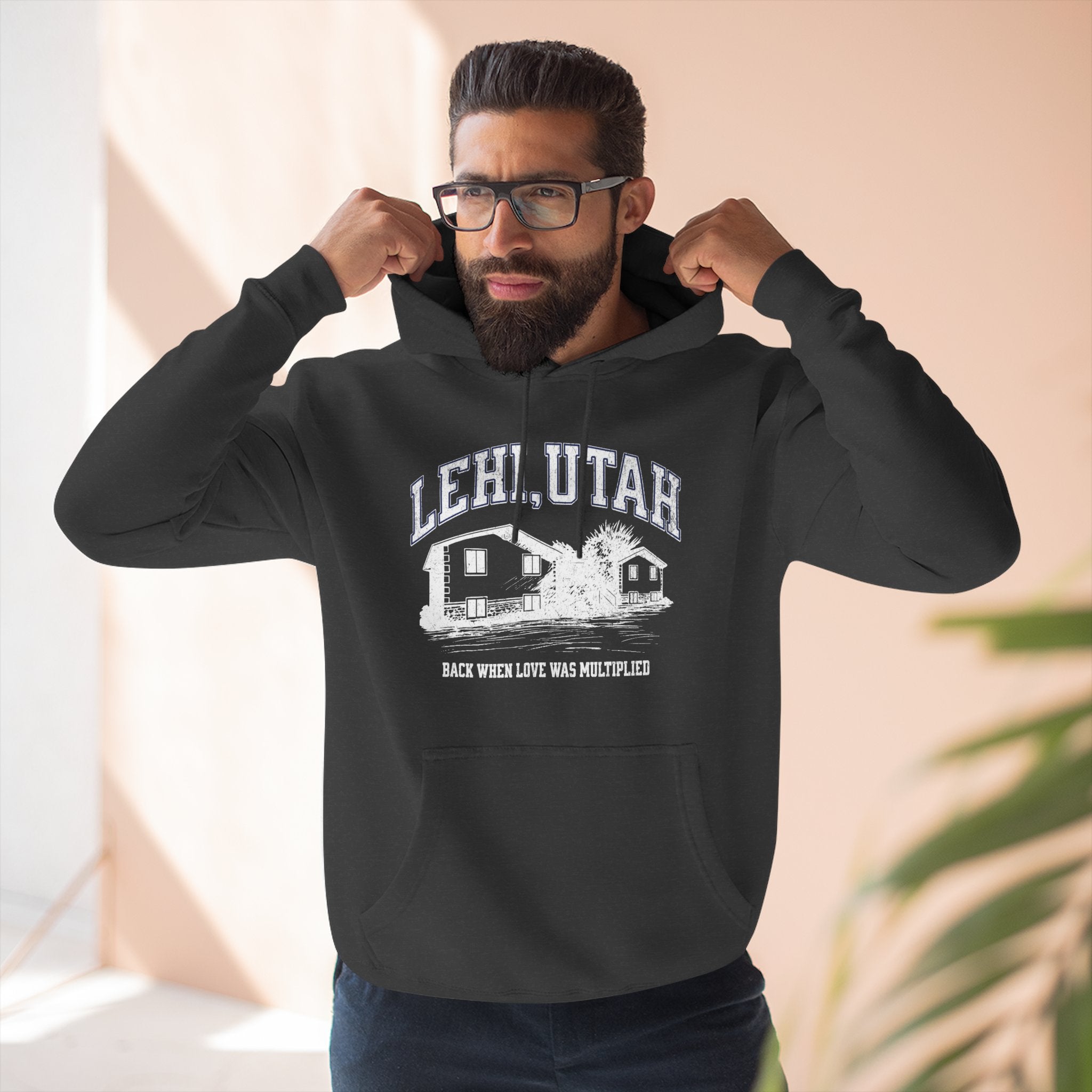 "Lehi, Utah" - Fleece Hoodie