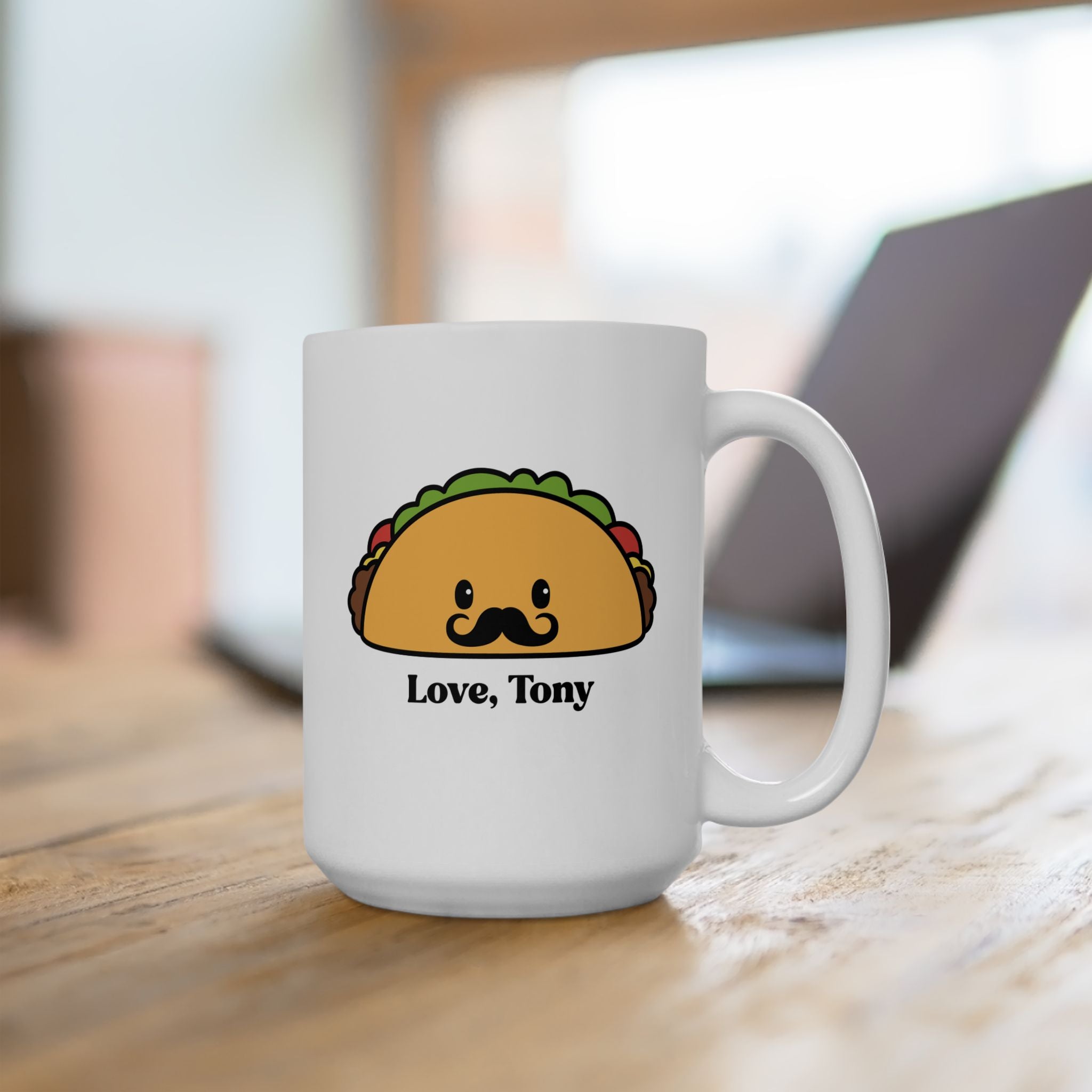 "Love, Tony" - Ceramic Coffee Mug