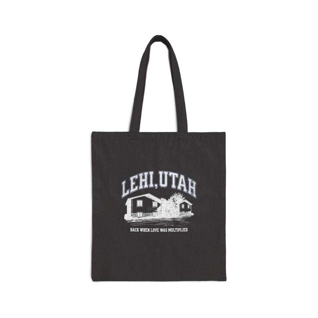 "Lehi, Utah" - Cotton Canvas Tote Bag