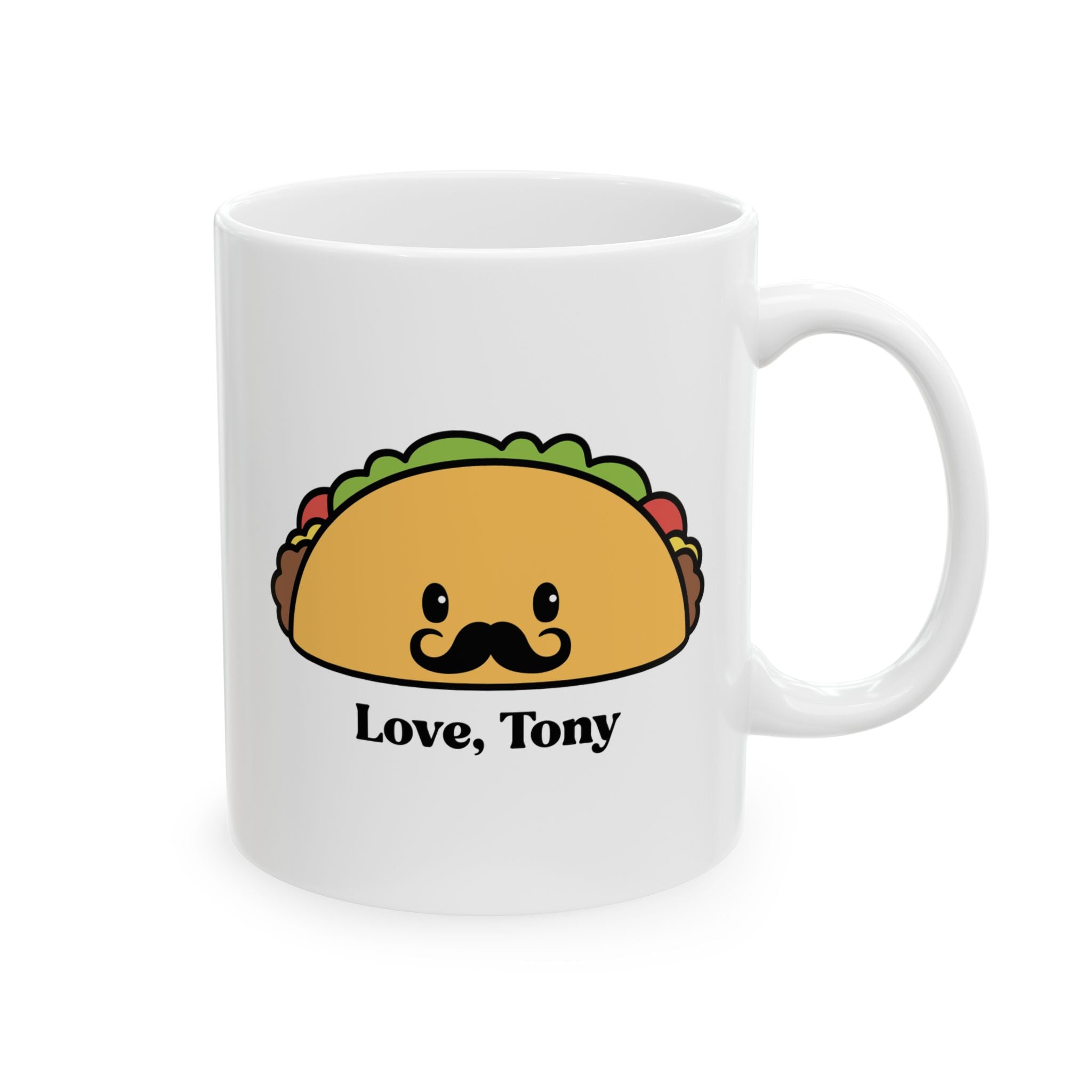 "Love, Tony" - Ceramic Coffee Mug