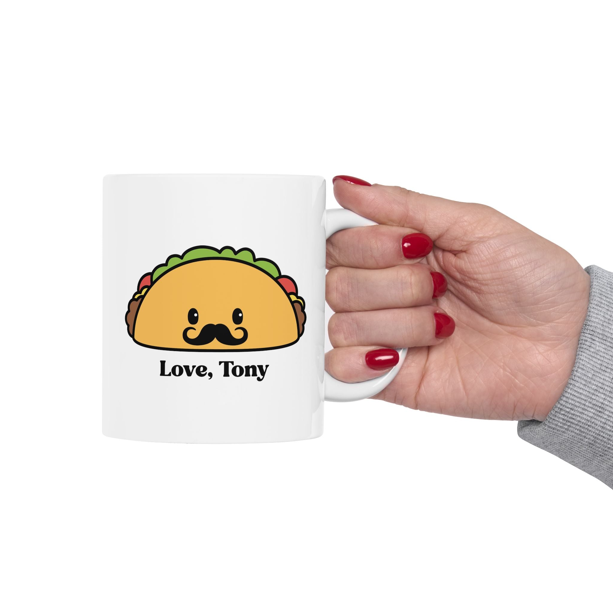 "Love, Tony" - Ceramic Coffee Mug
