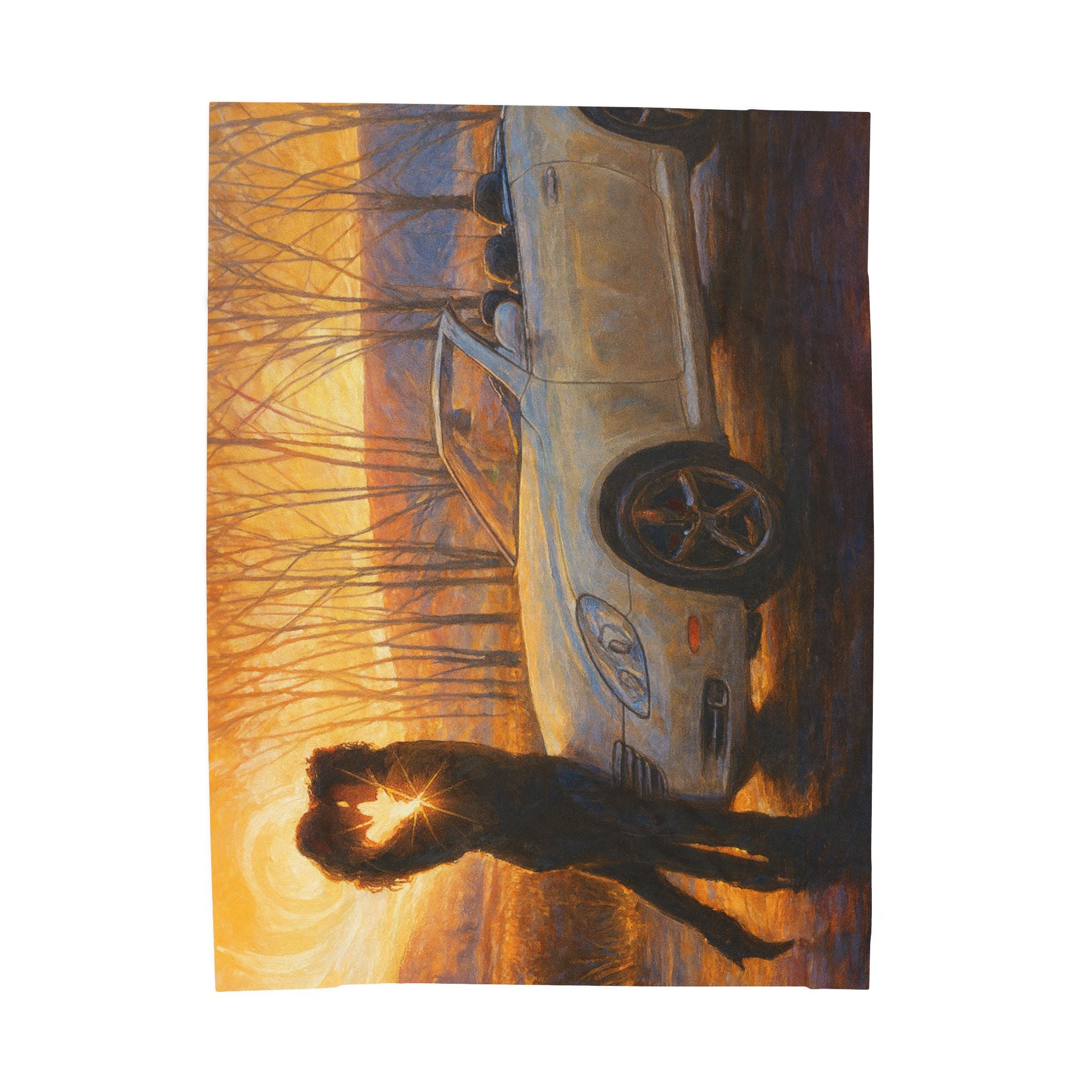 "Soul Mates" Cozy Velveteen Plush Blanket