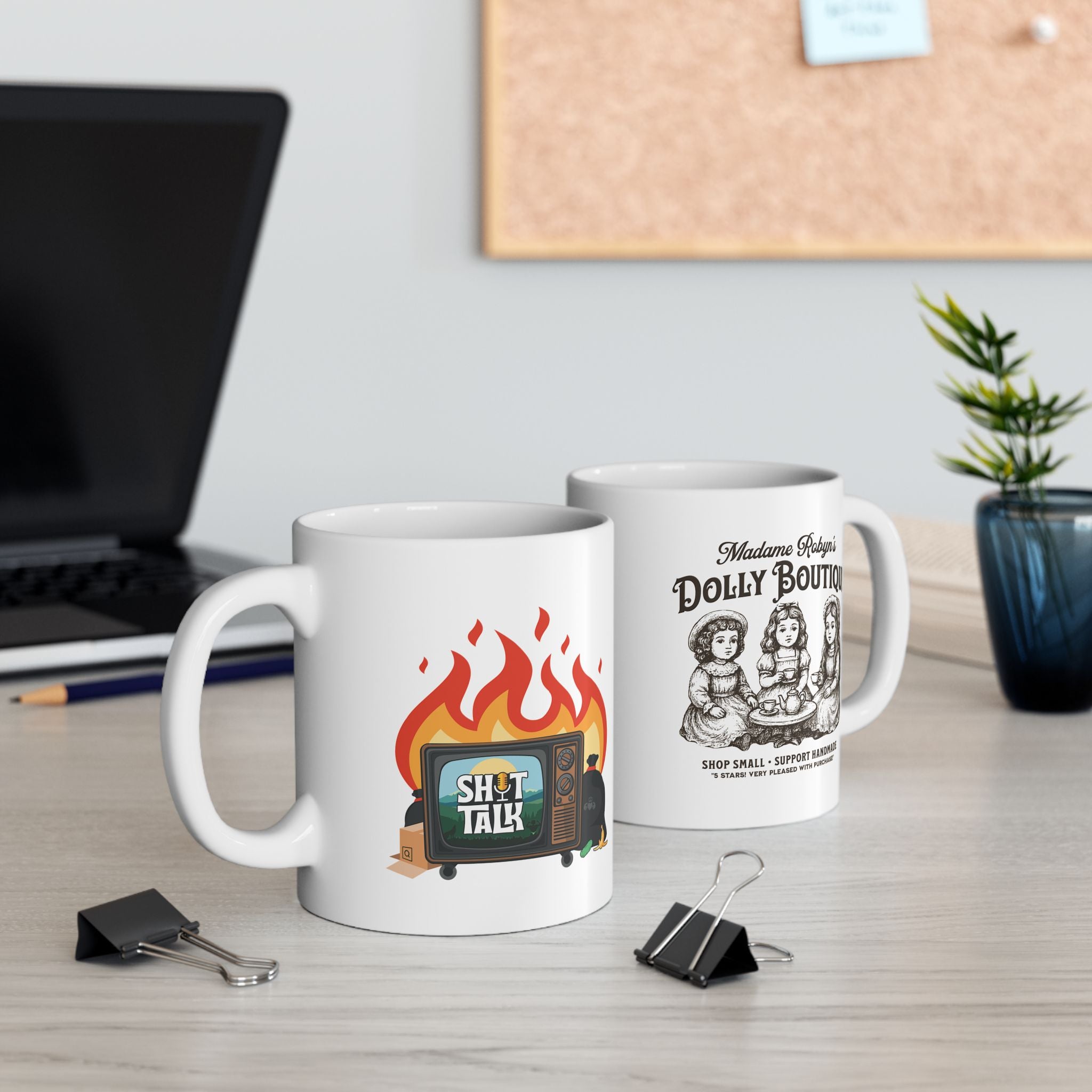 "Madame Robyn's Dolly Boutique" - Ceramic Coffee Mug