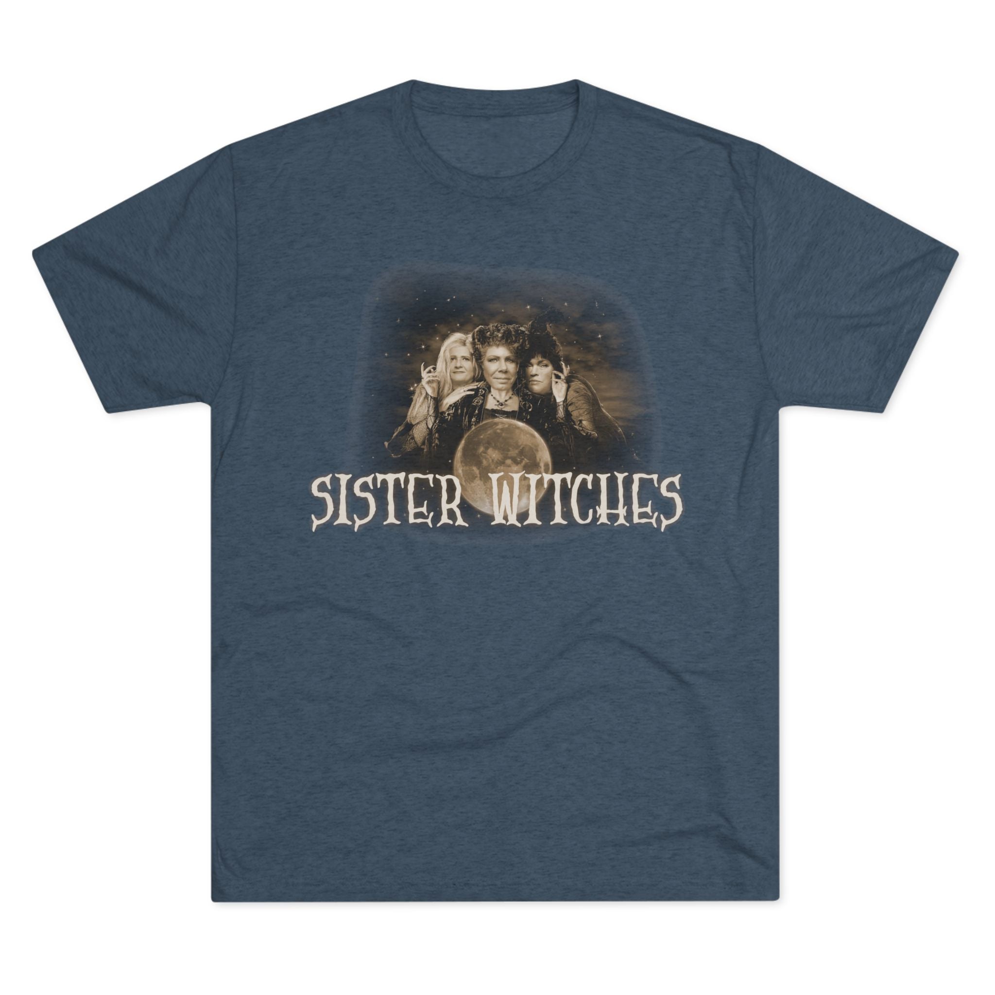 "Sister Witches" (Sepia) - Unisex Tri-Blend Crew Tee