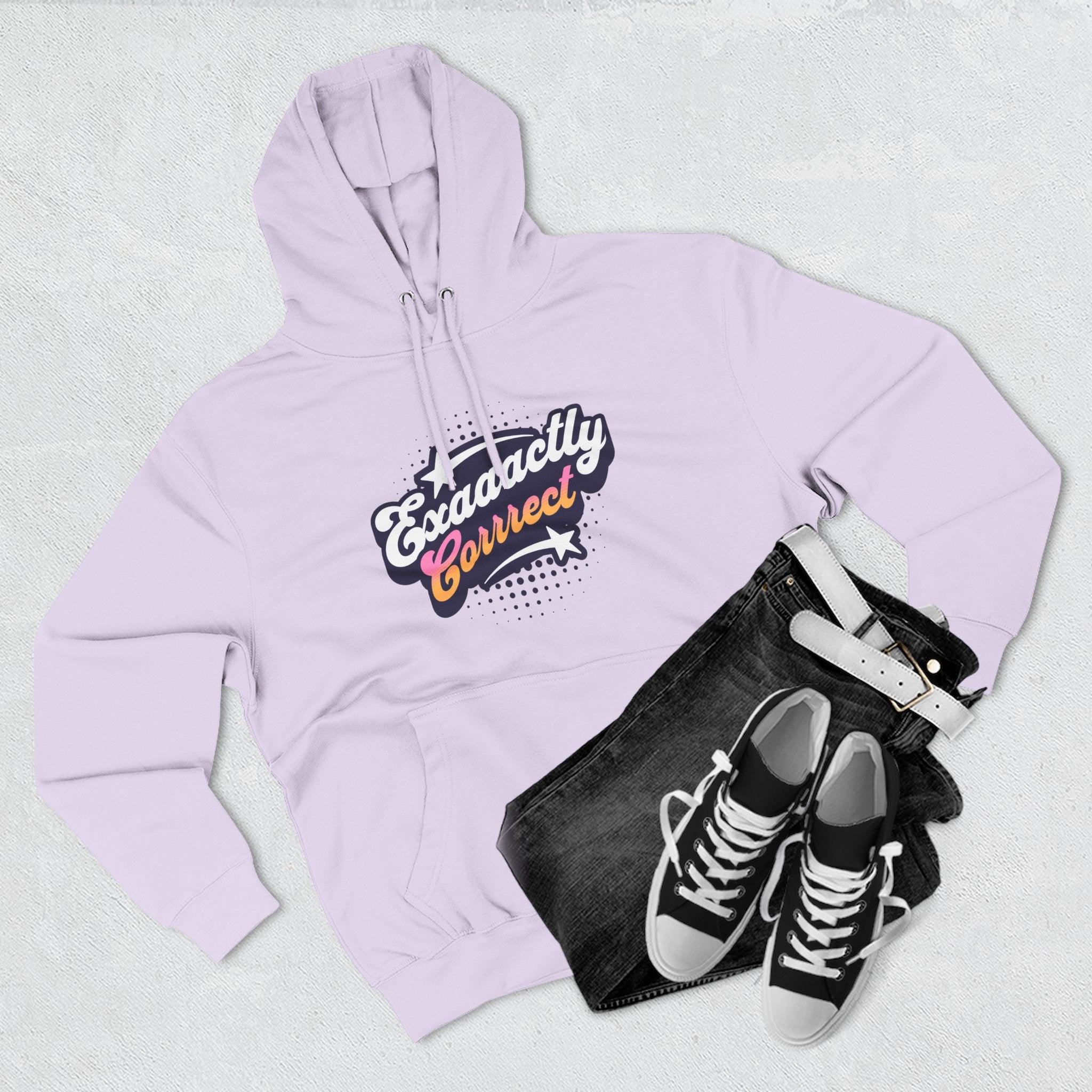 "Exaaactly Corrrect" - Fleece Hoodie