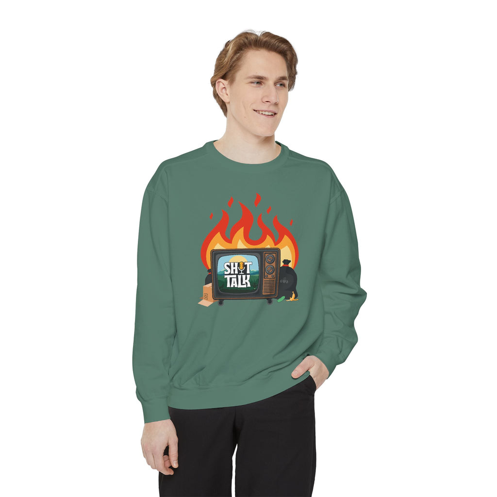 "Shit Talk" Official Cozy Unisex Crewneck