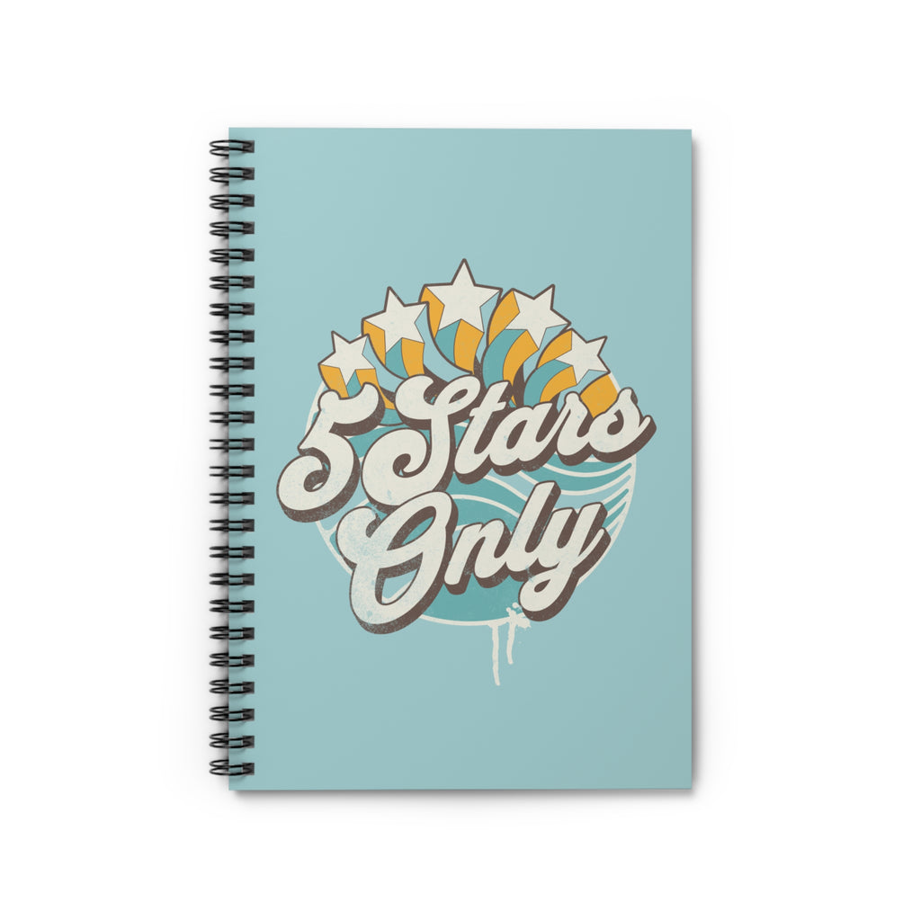 "5 Stars Only" - Small Spiral Notebook