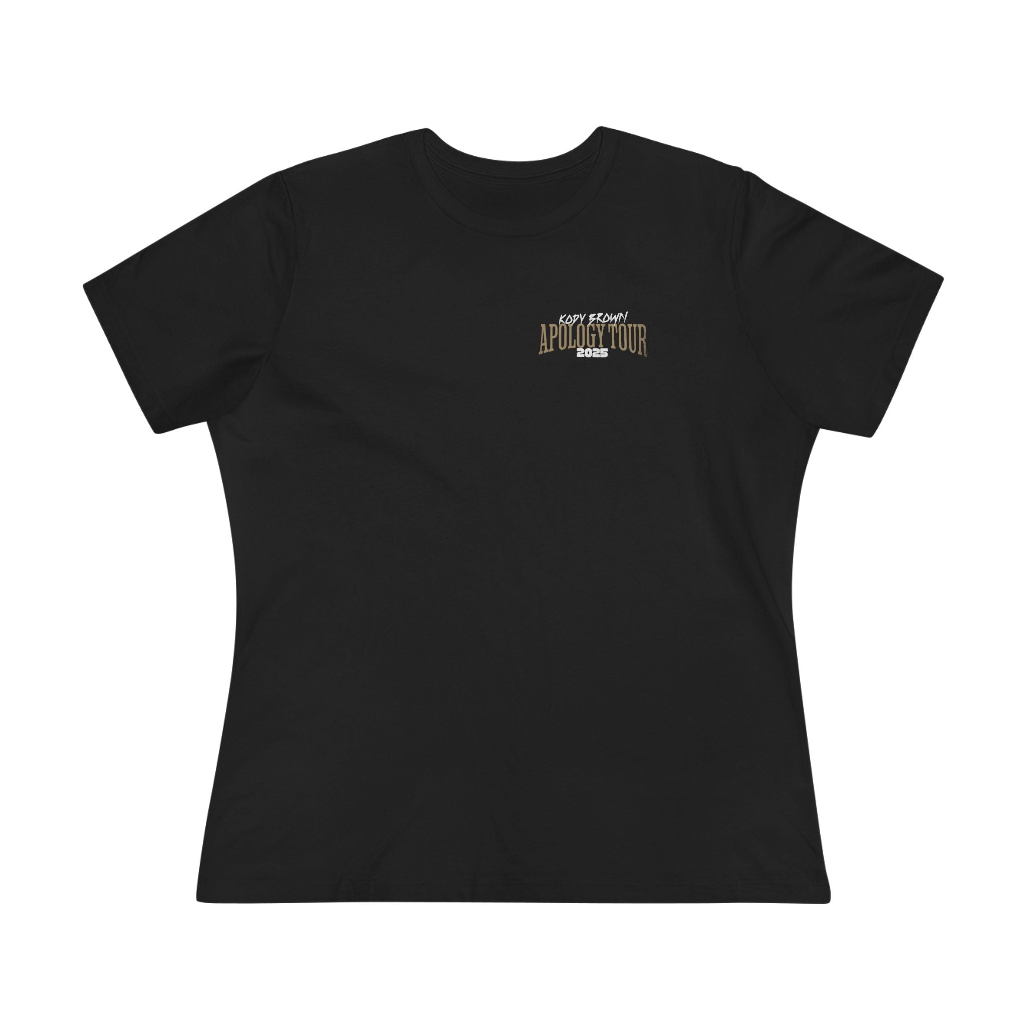 "Apology Tour 2025" - Women's Cotton Tee