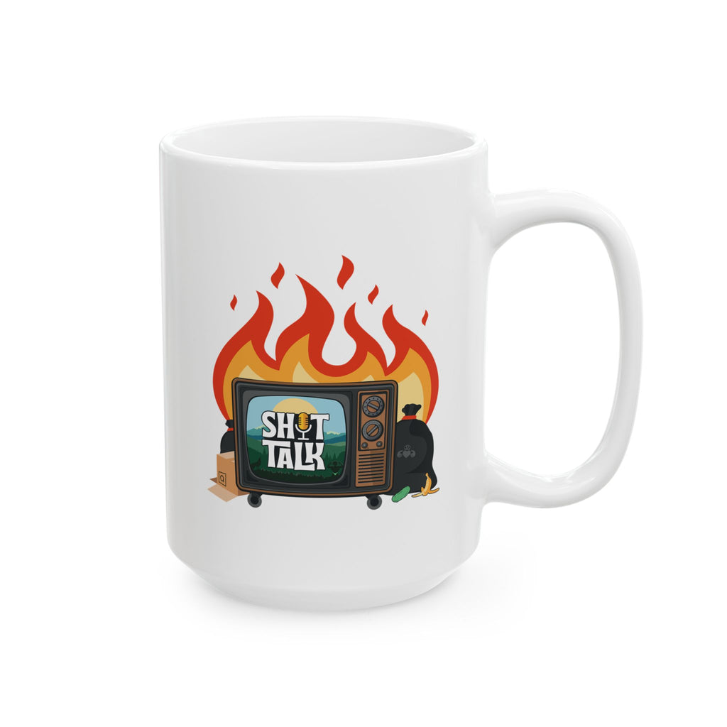 "Shit Talk" Official Logo - Ceramic Coffee Mug