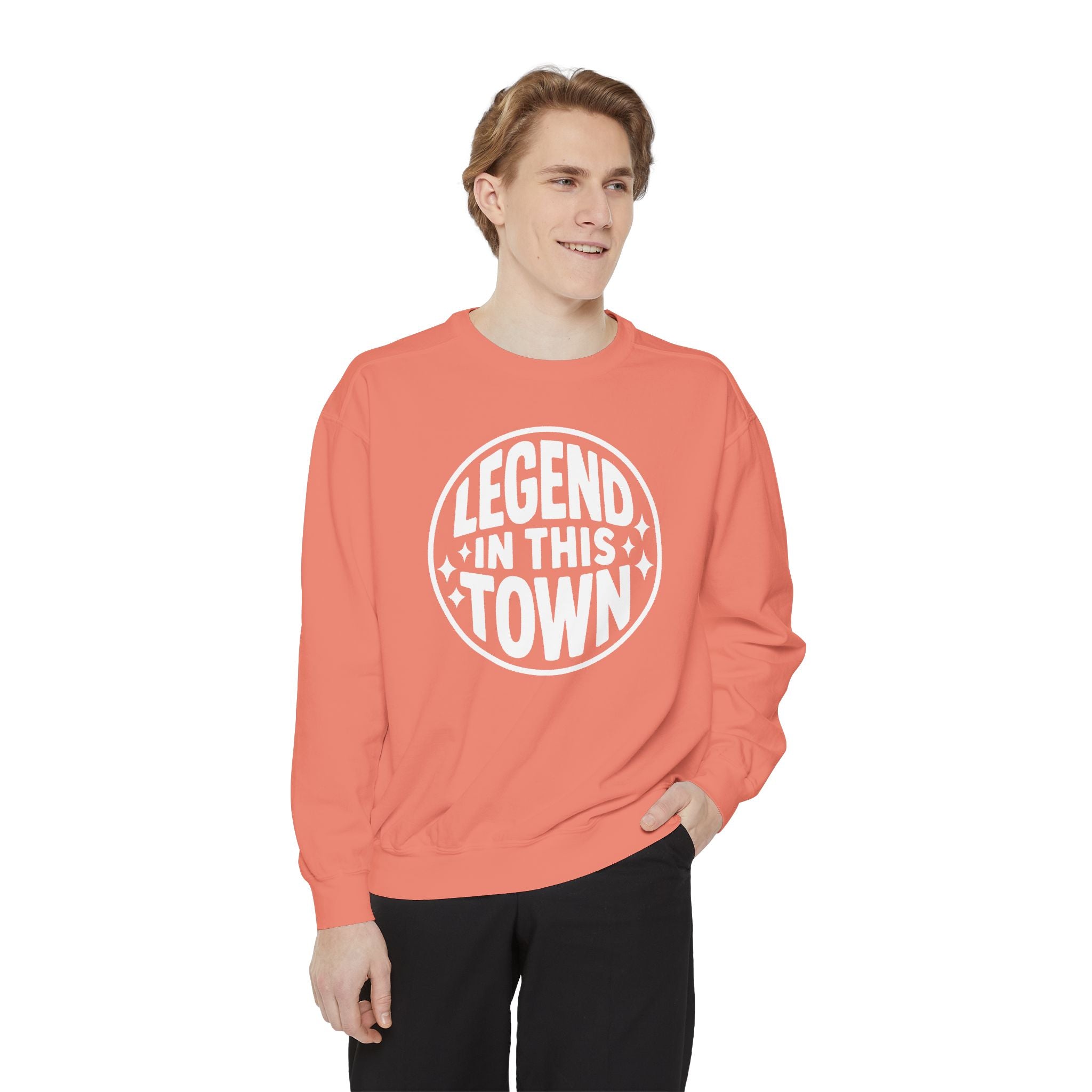 "Legend in this Town" Official Cozy Unisex Crewneck