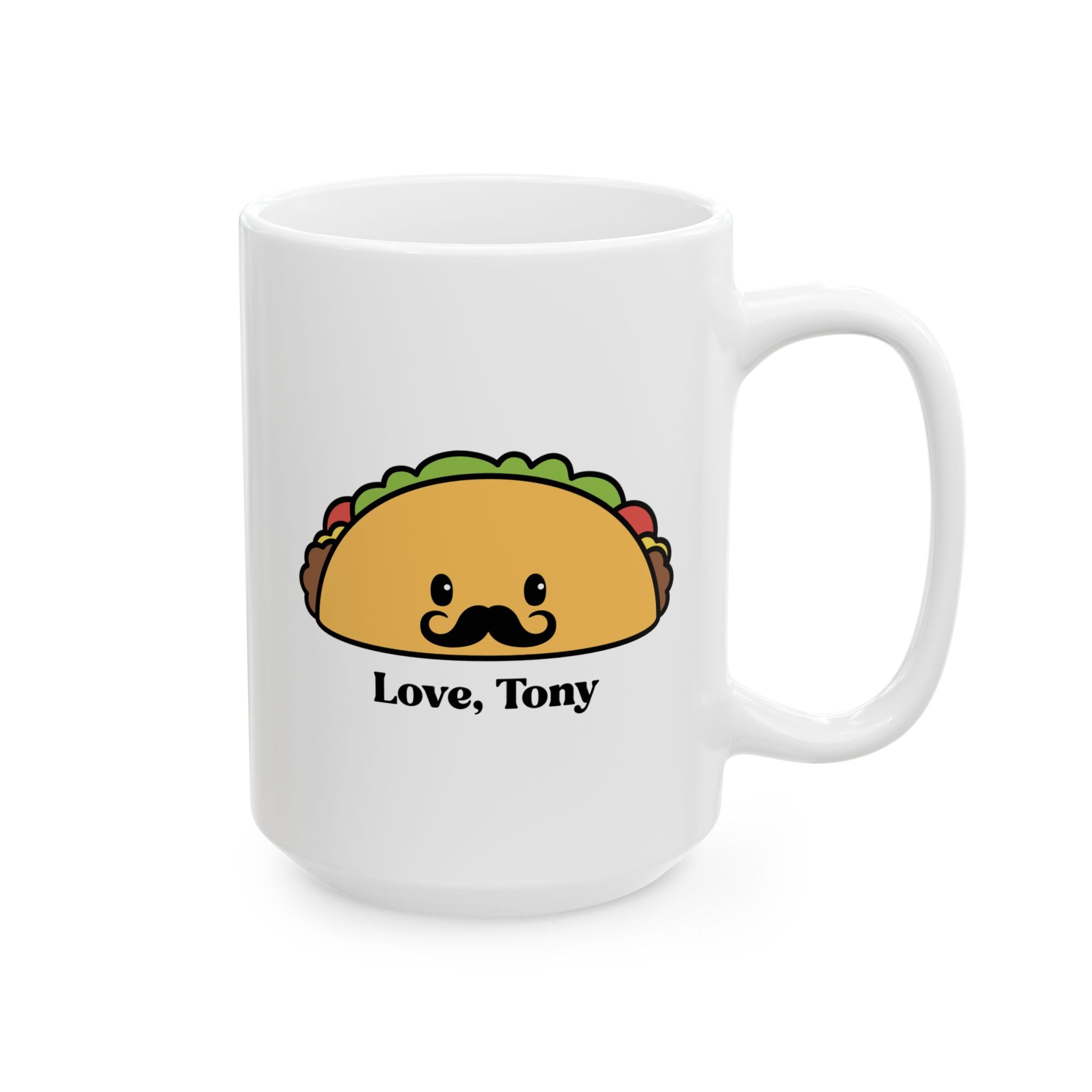 "Love, Tony" - Ceramic Coffee Mug