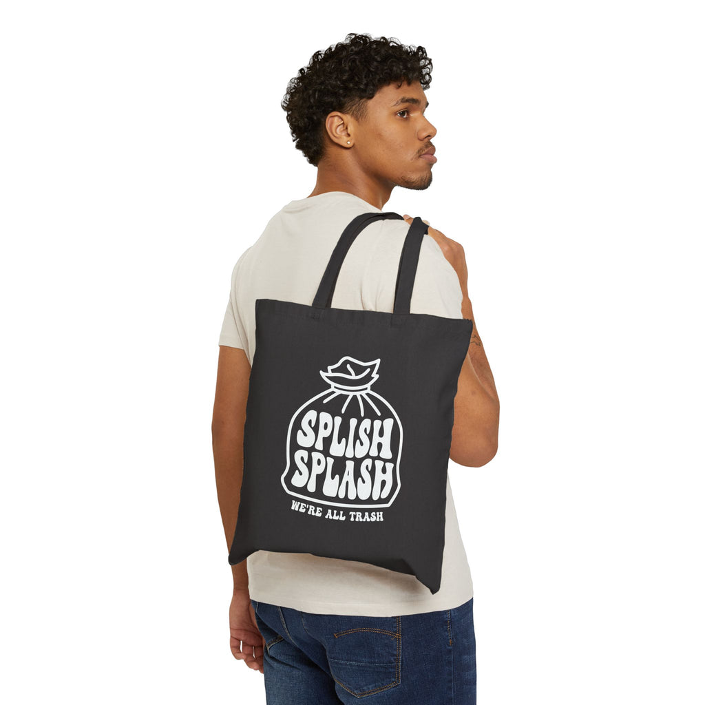 "Splish Splash" - Cotton Canvas Tote Bag
