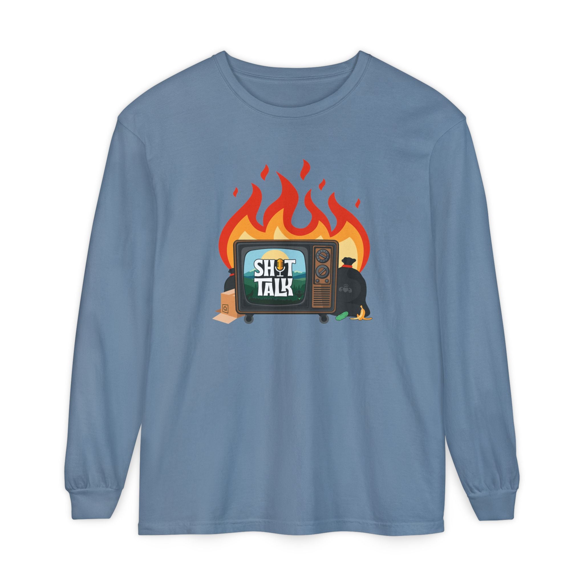 "Shit Talk" Official Logo - Unisex Long Sleeve T-Shirt