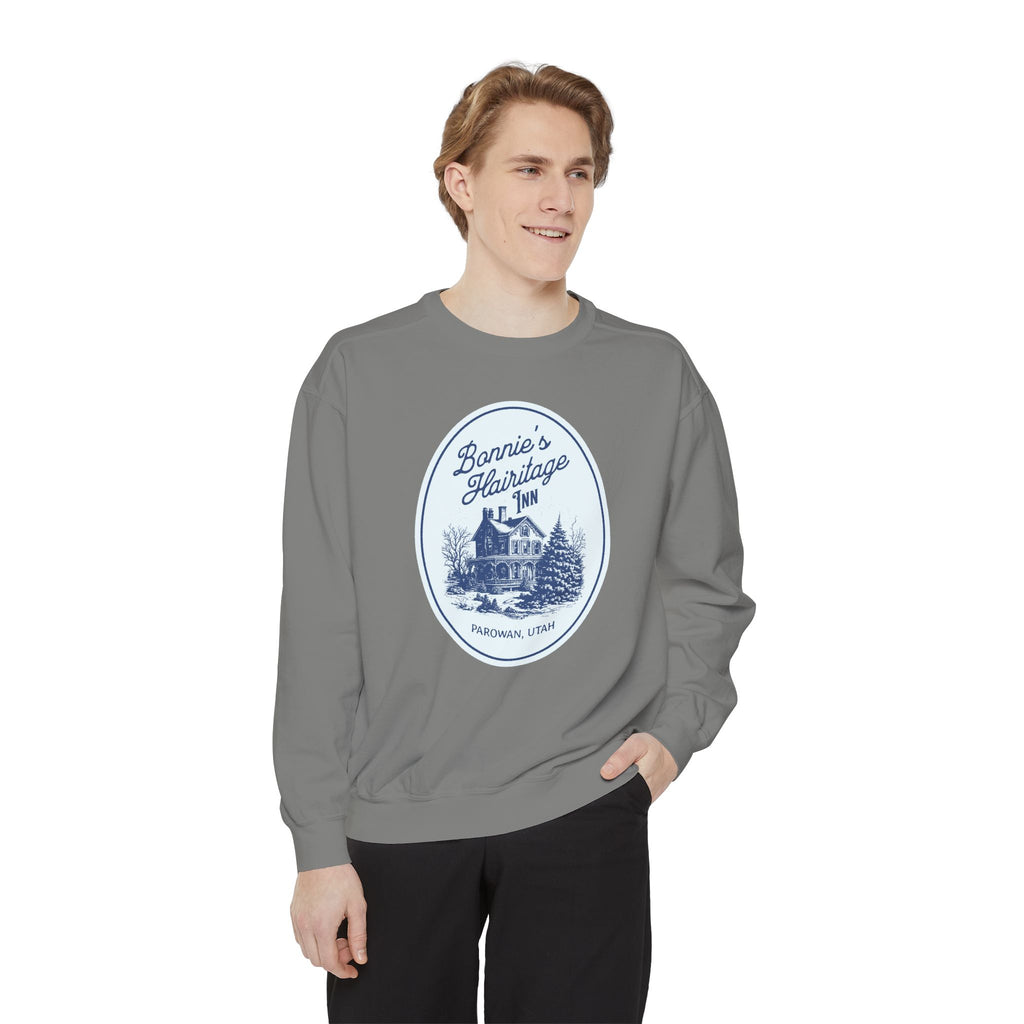 "Bonnie's Hairitage Inn" Official Cozy Unisex Crewneck