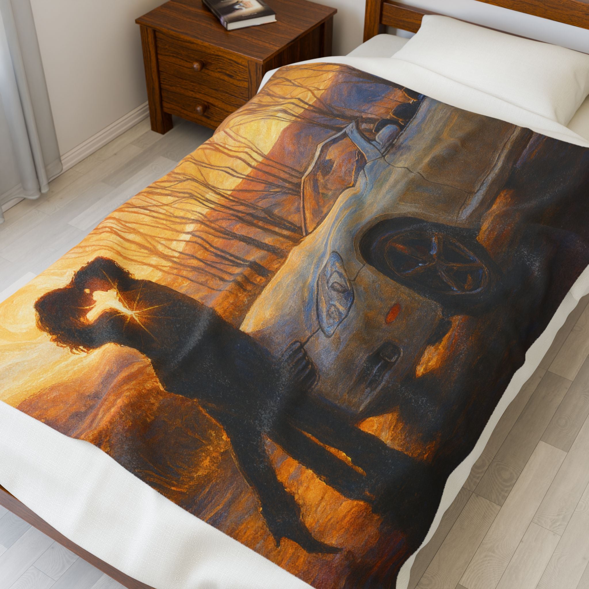 "Soul Mates" Cozy Velveteen Plush Blanket