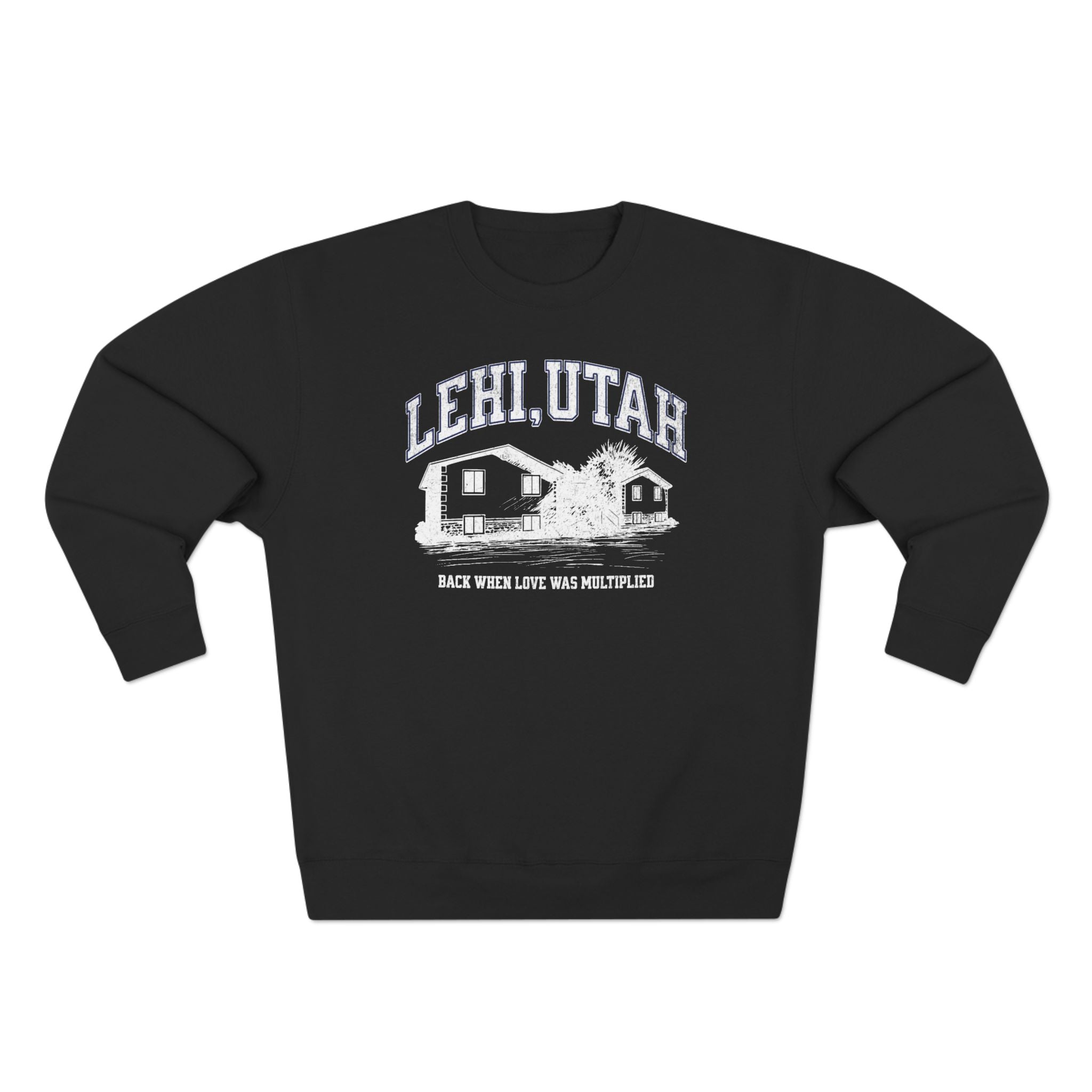 "Lehi, Utah" - Cozy Vintage Crewneck