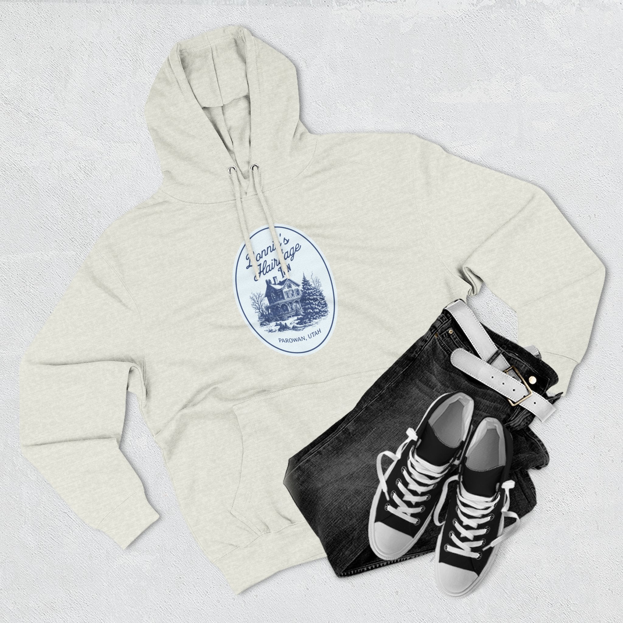 "Bonnie's Hairitage Inn" - Fleece Hoodie