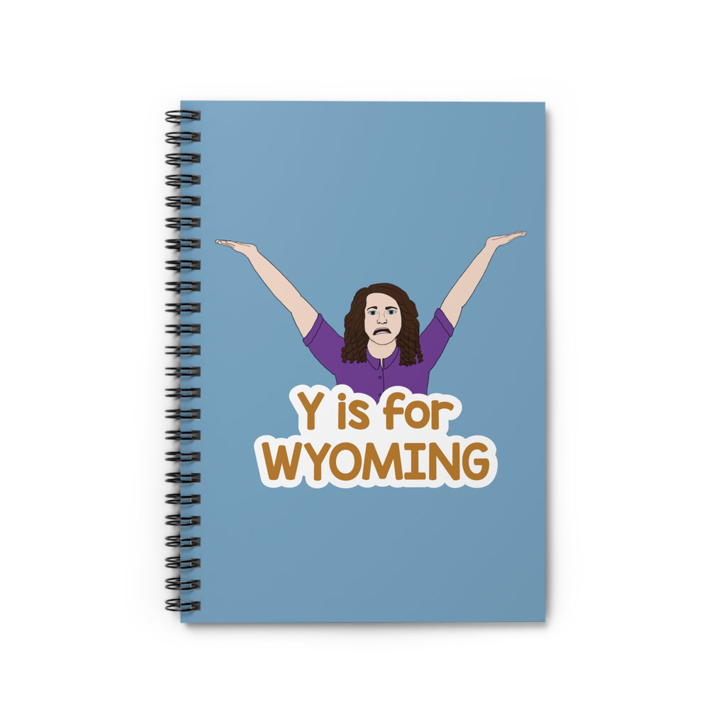 "Y is for WYOMING" - Small Notebook