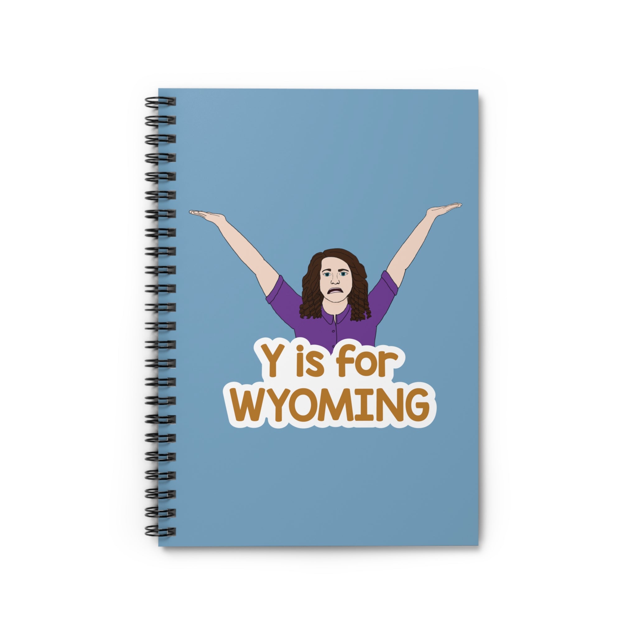 "Y is for WYOMING" - Small Notebook