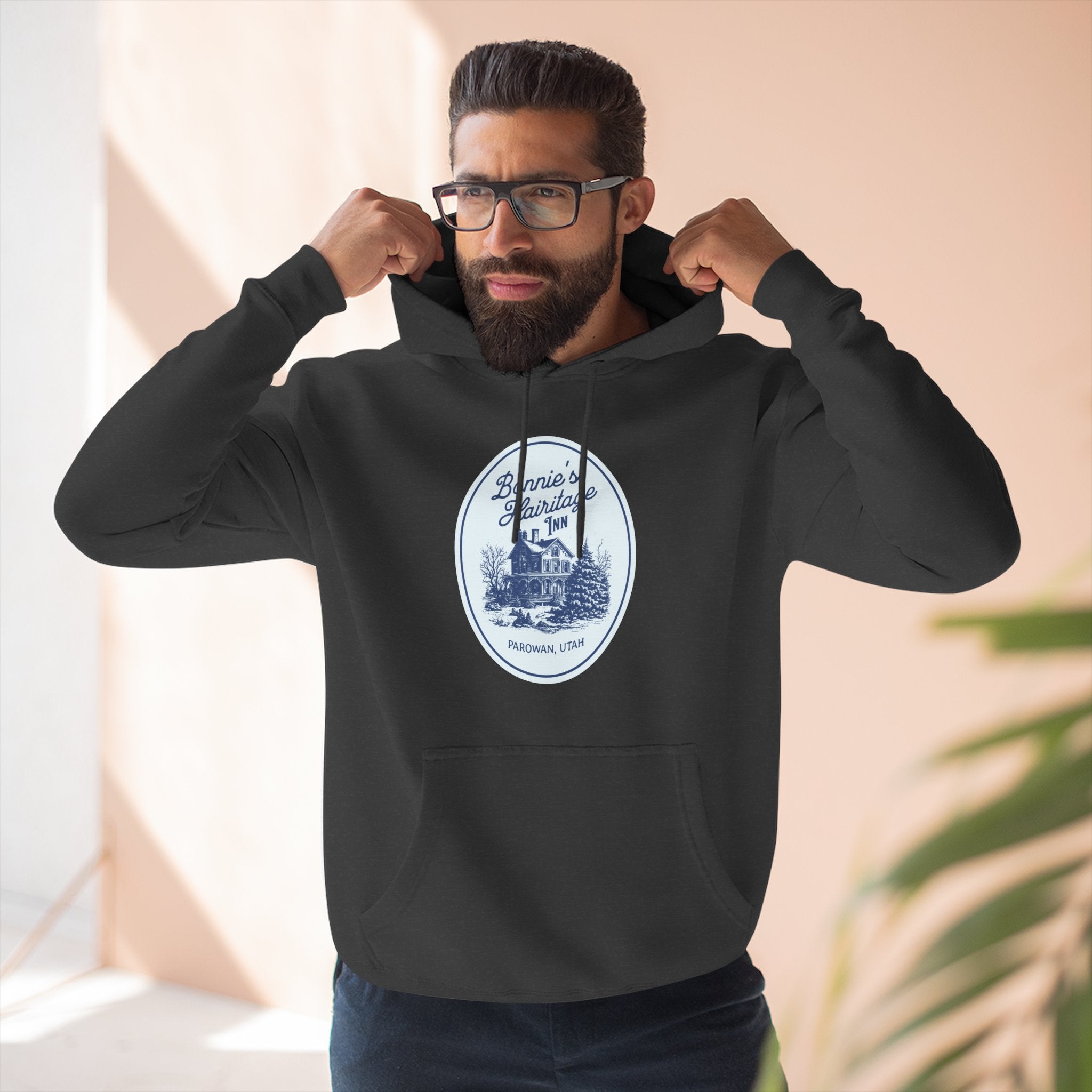 "Bonnie's Hairitage Inn" - Fleece Hoodie
