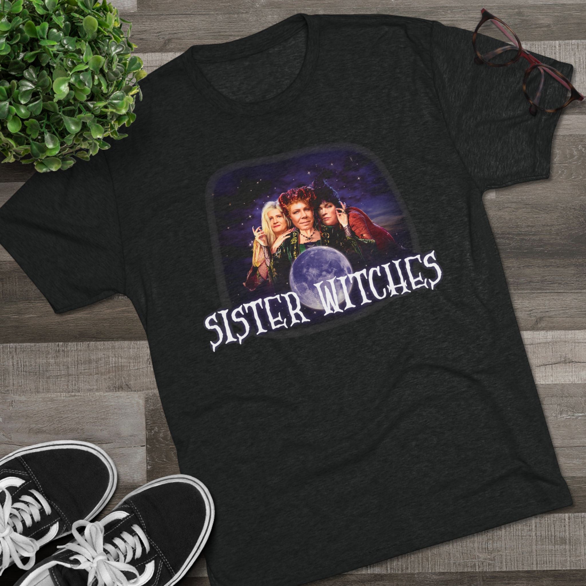 "Sister Witches" - Unisex Tri-Blend Crew Tee