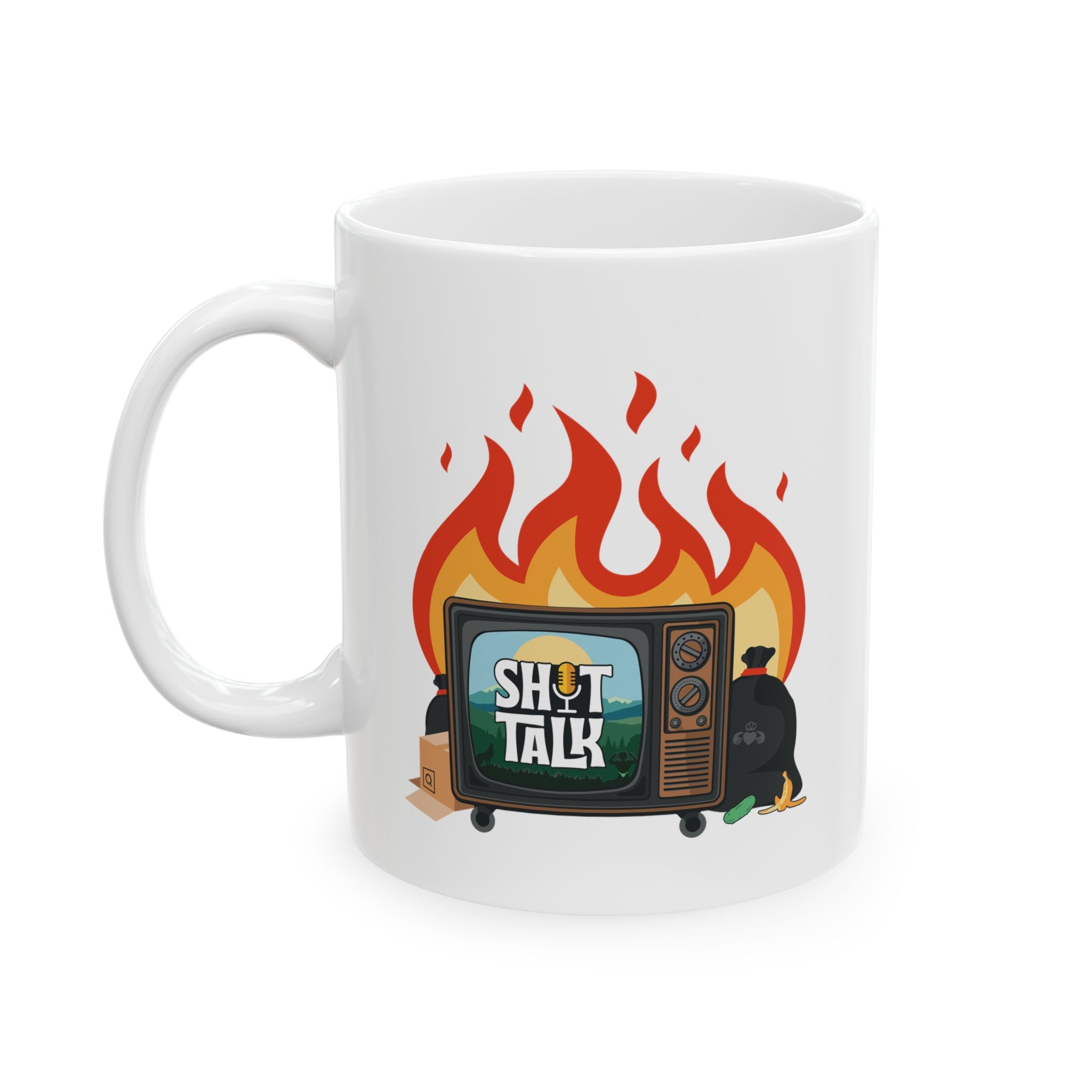 "Shit Talk" Official - Ceramic Coffee Mug