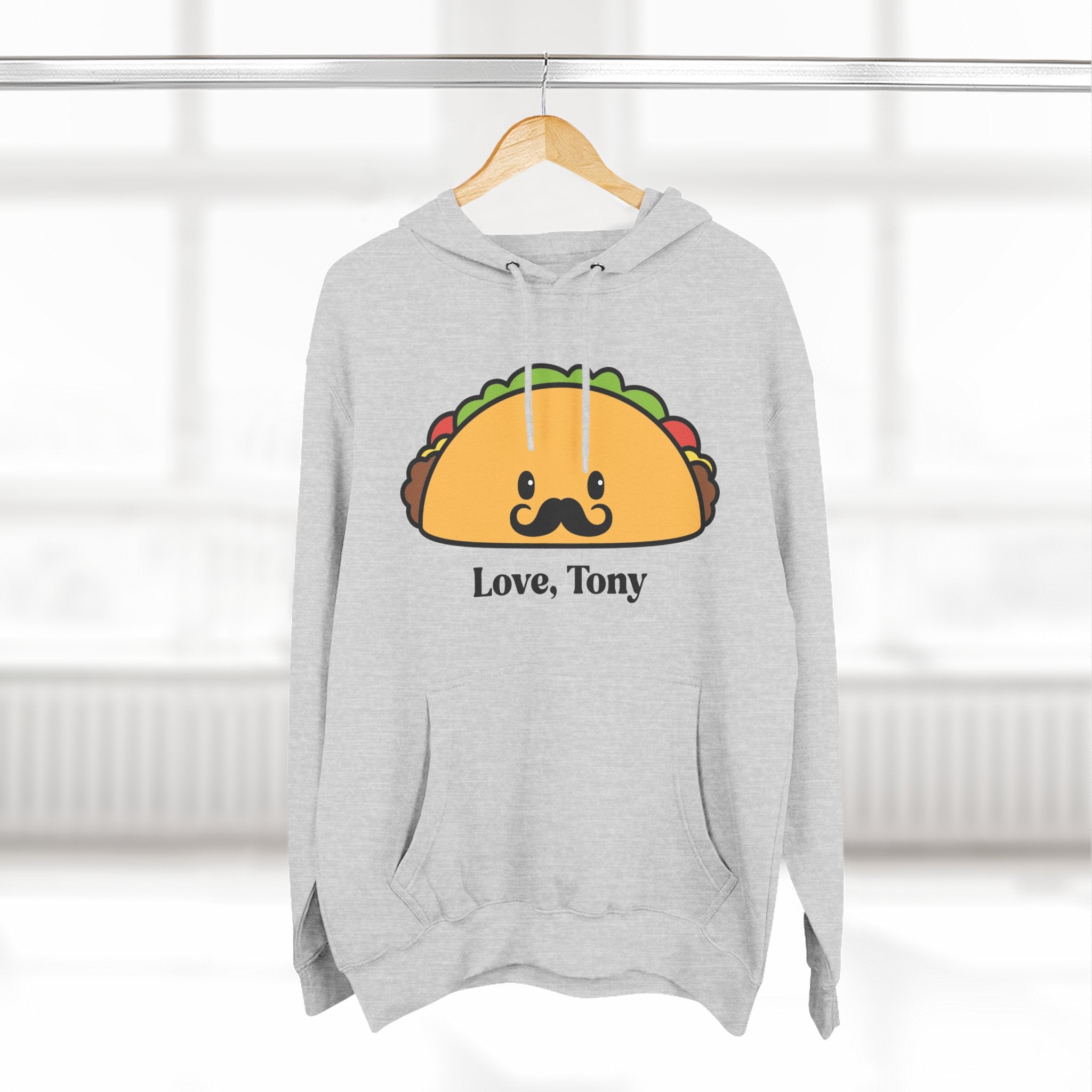 "Love, Tony" - Fleece Hoodie