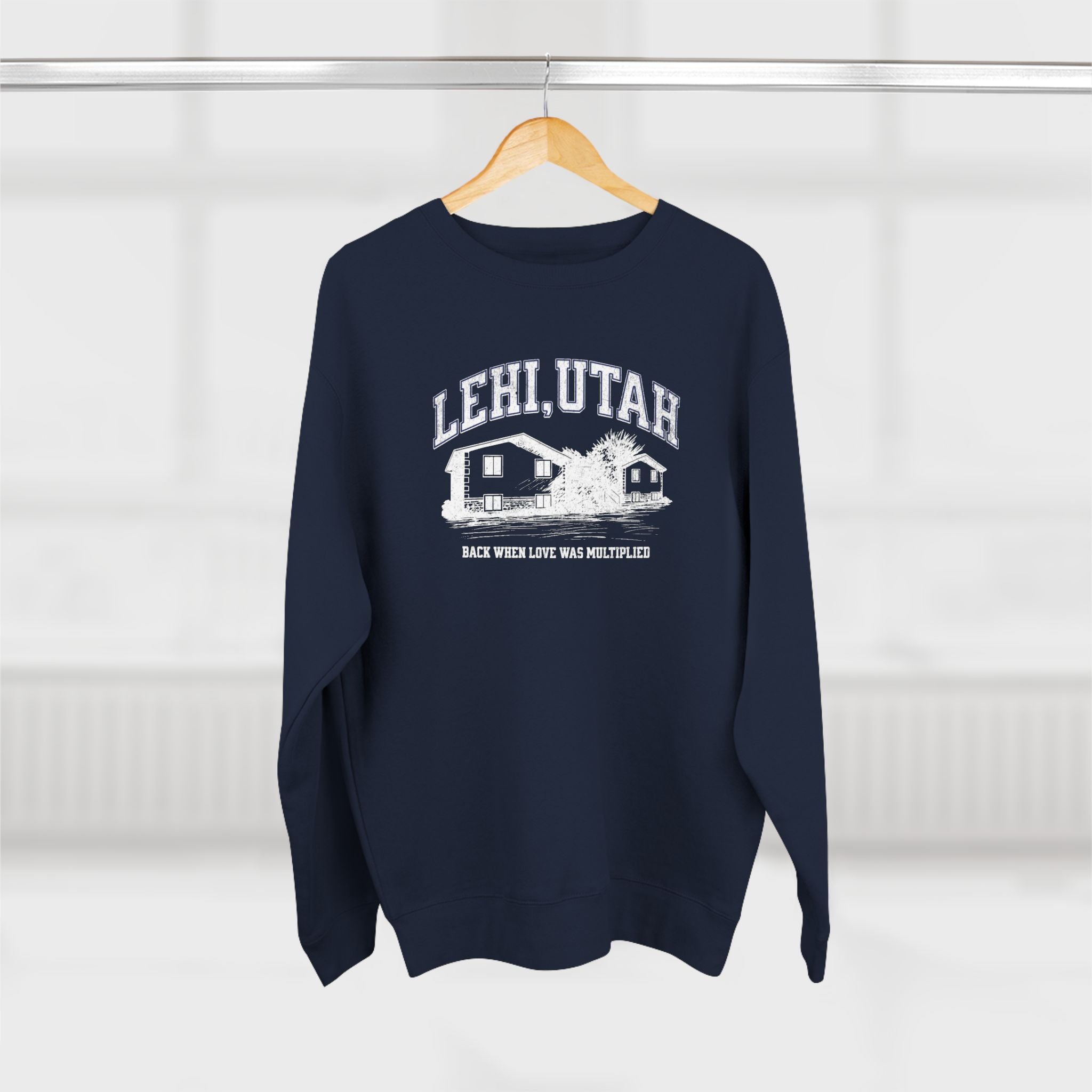 "Lehi, Utah" - Crewneck Sweatshirt