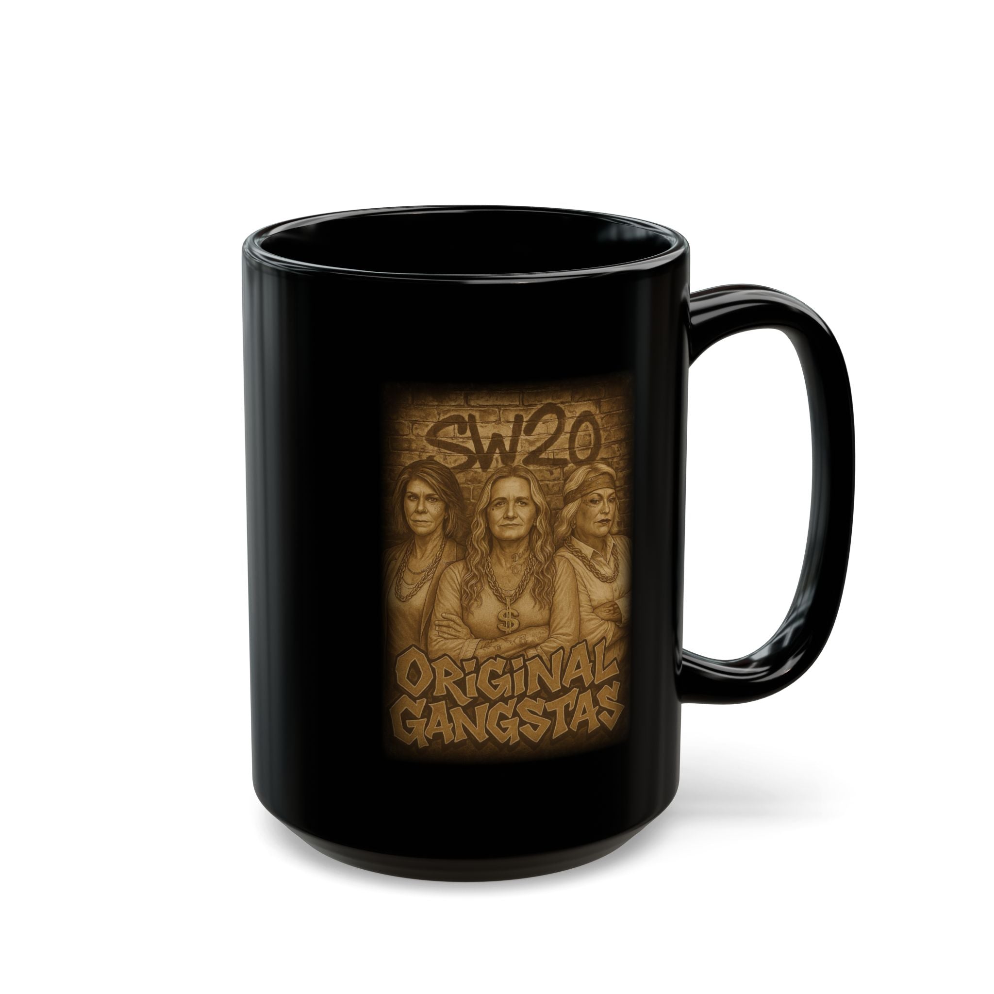 "Original Gangstas" Black Coffee Mug