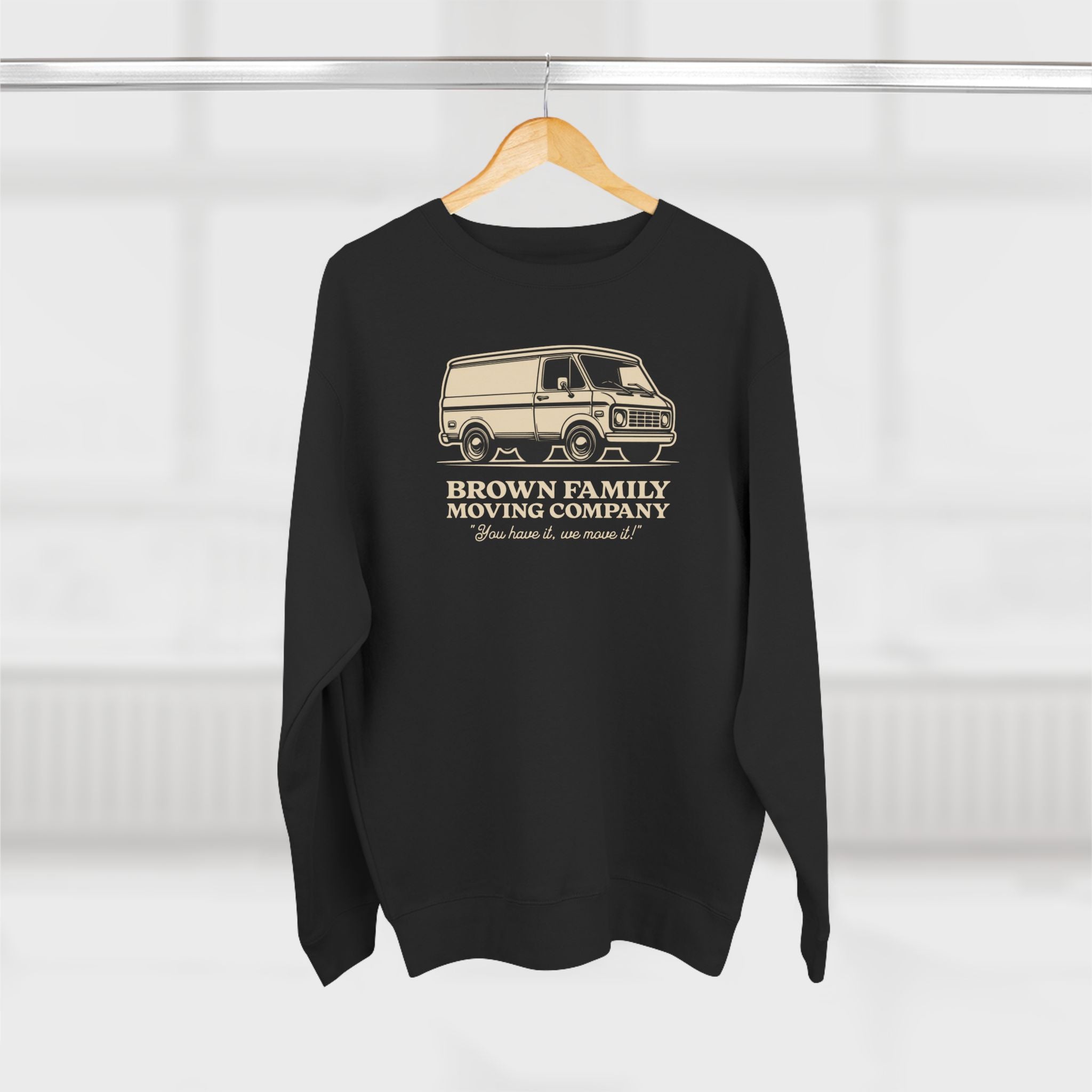 "Brown Family Moving Company" - Cozy Vintage Crewneck