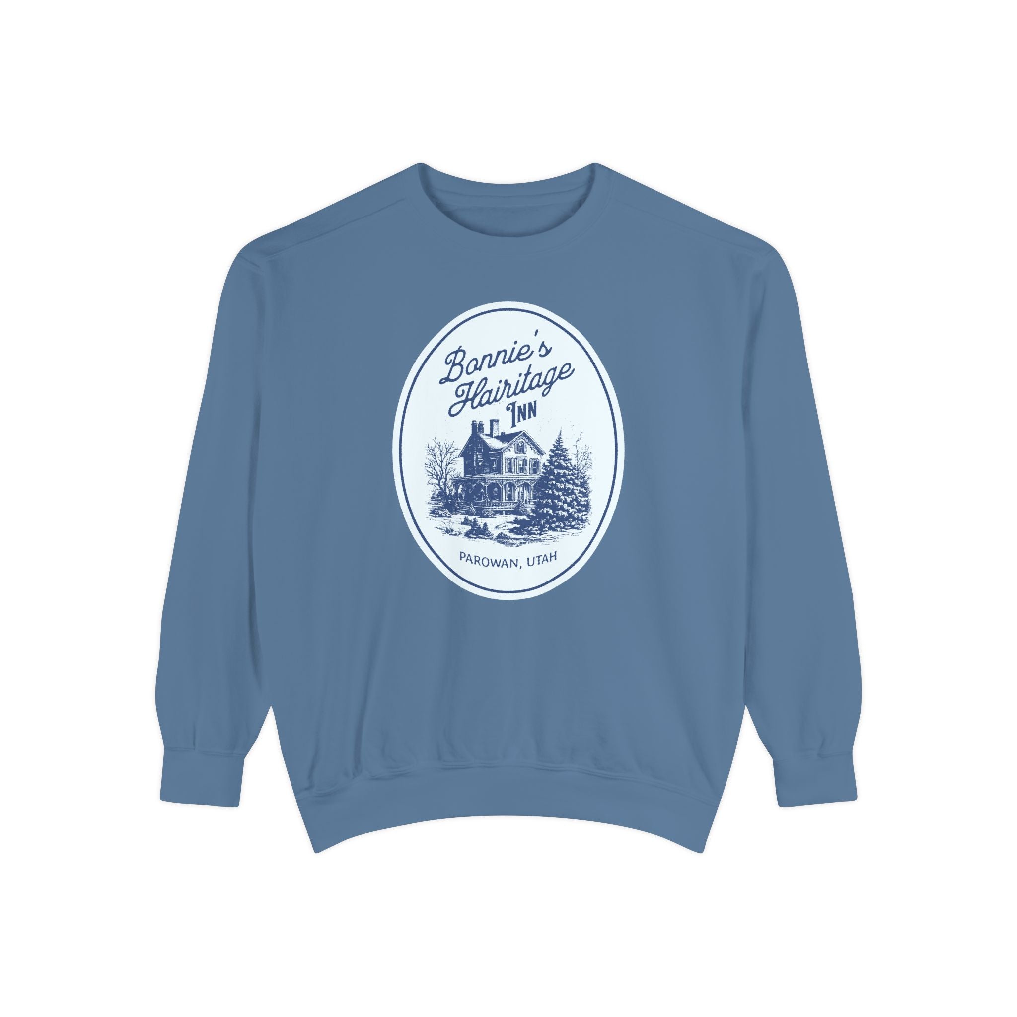 "Bonnie's Hairitage Inn" Official Cozy Unisex Crewneck