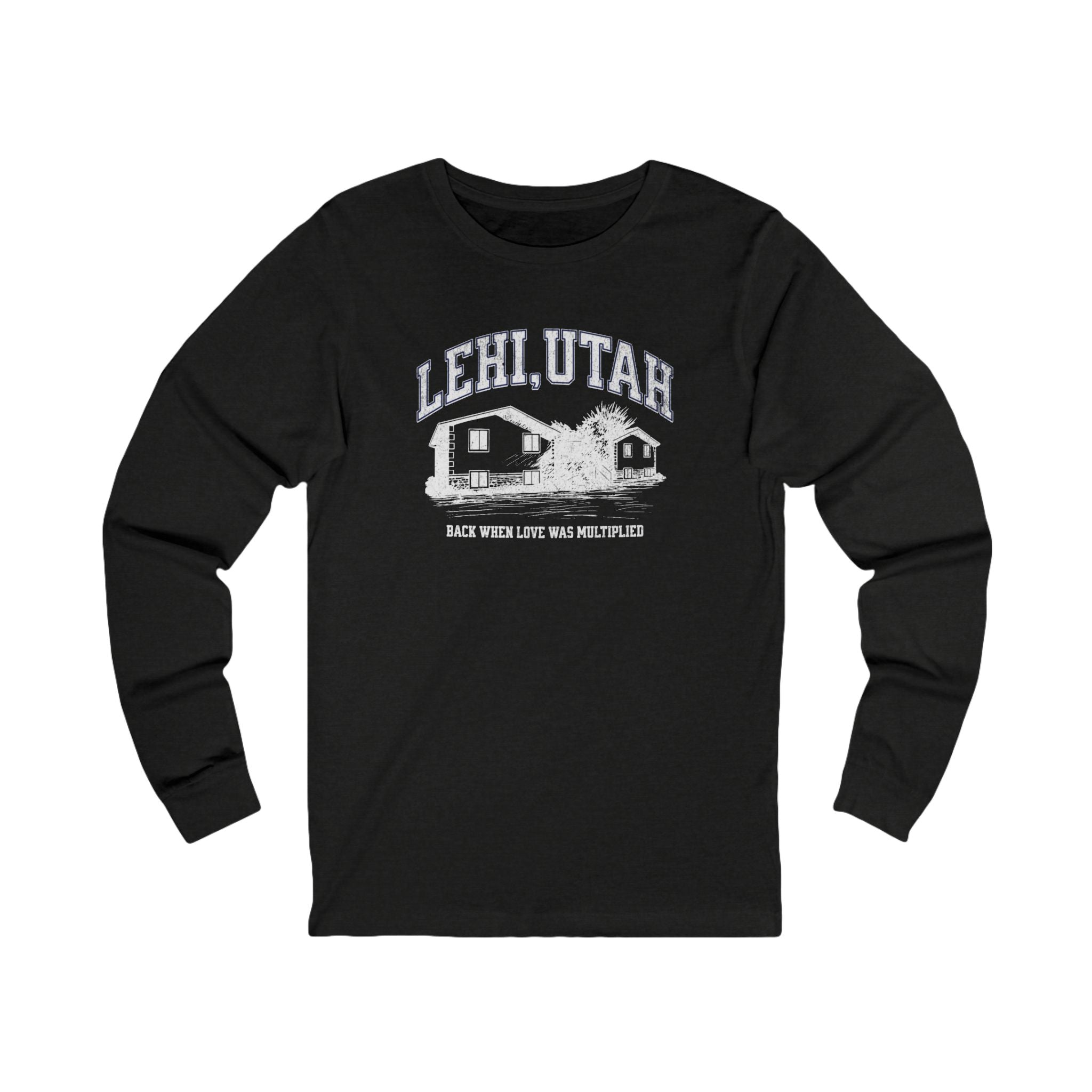 "Lehi, Utah" - Unisex Jersey Long Sleeve Tee