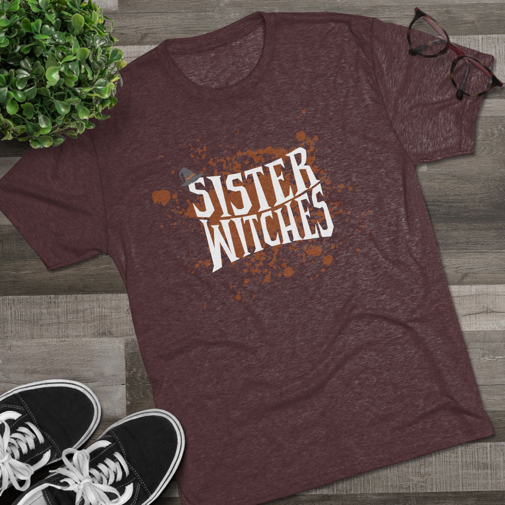 "Sister Witches" - Unisex Tri-Blend Crew Tee