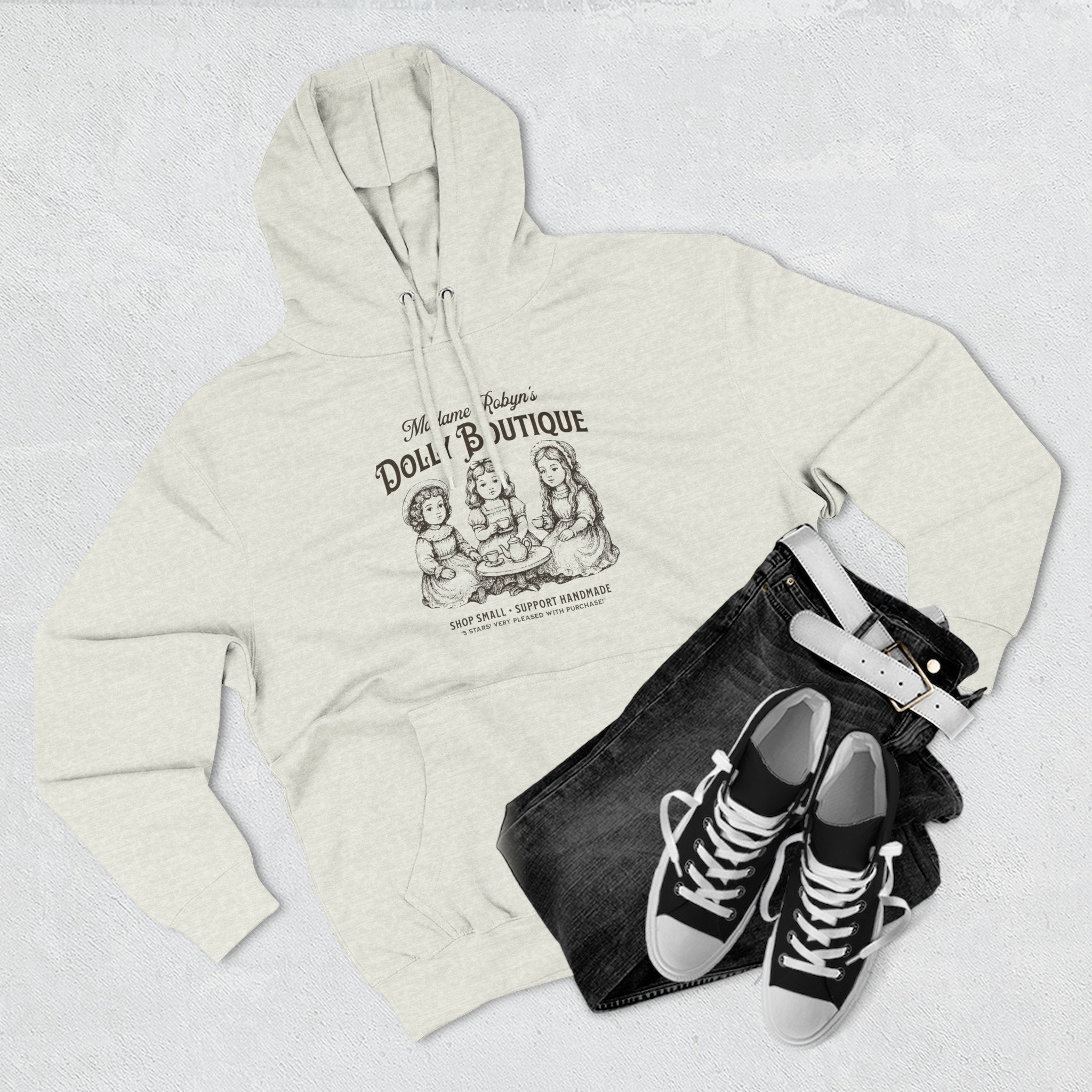 "Madame Robyn's Dolly Boutique" - Fleece Hoodie