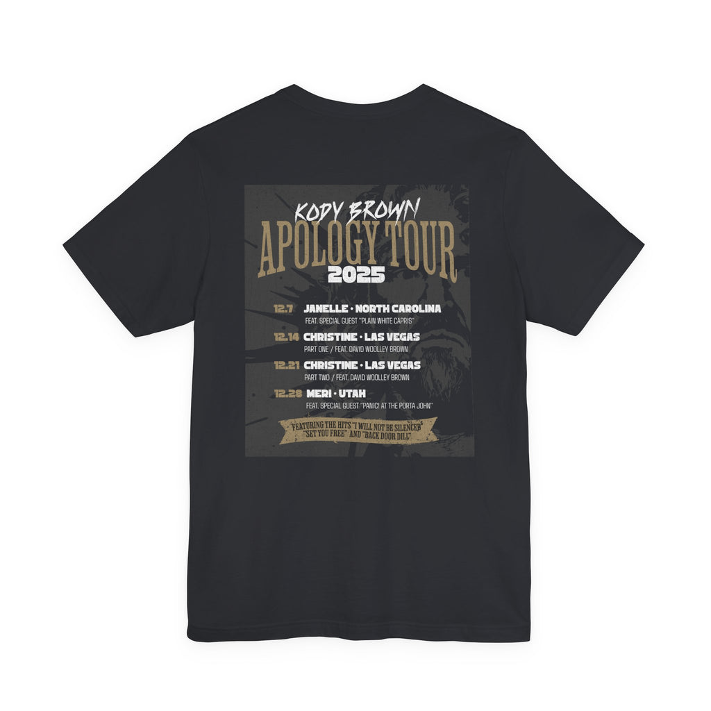 "Apology Tour 2025" T‑Shirt (Light Weight)
