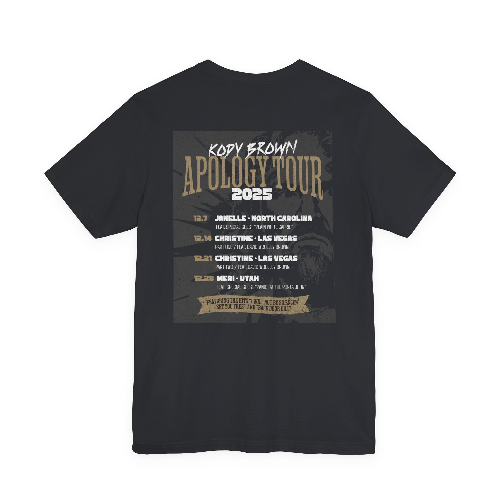 "Apology Tour 2025" T‑Shirt (Light Weight)