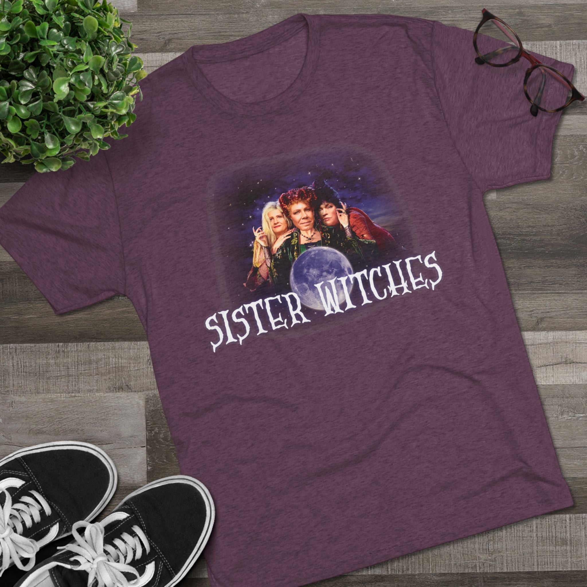 "Sister Witches" - Unisex Tri-Blend Crew Tee